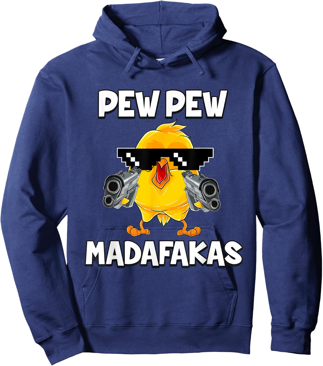 Pew Pew Madafakas Chicken Hoodie - Hoodie | Navy