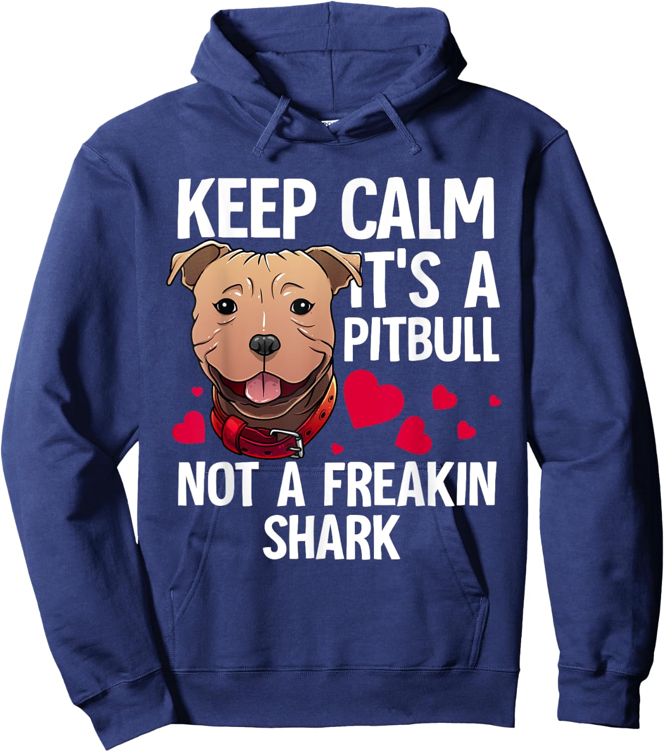 Funny Pitbull Gift Women Dog Lover Pet Owner Joke Hoodie - Hoodie | Navy
