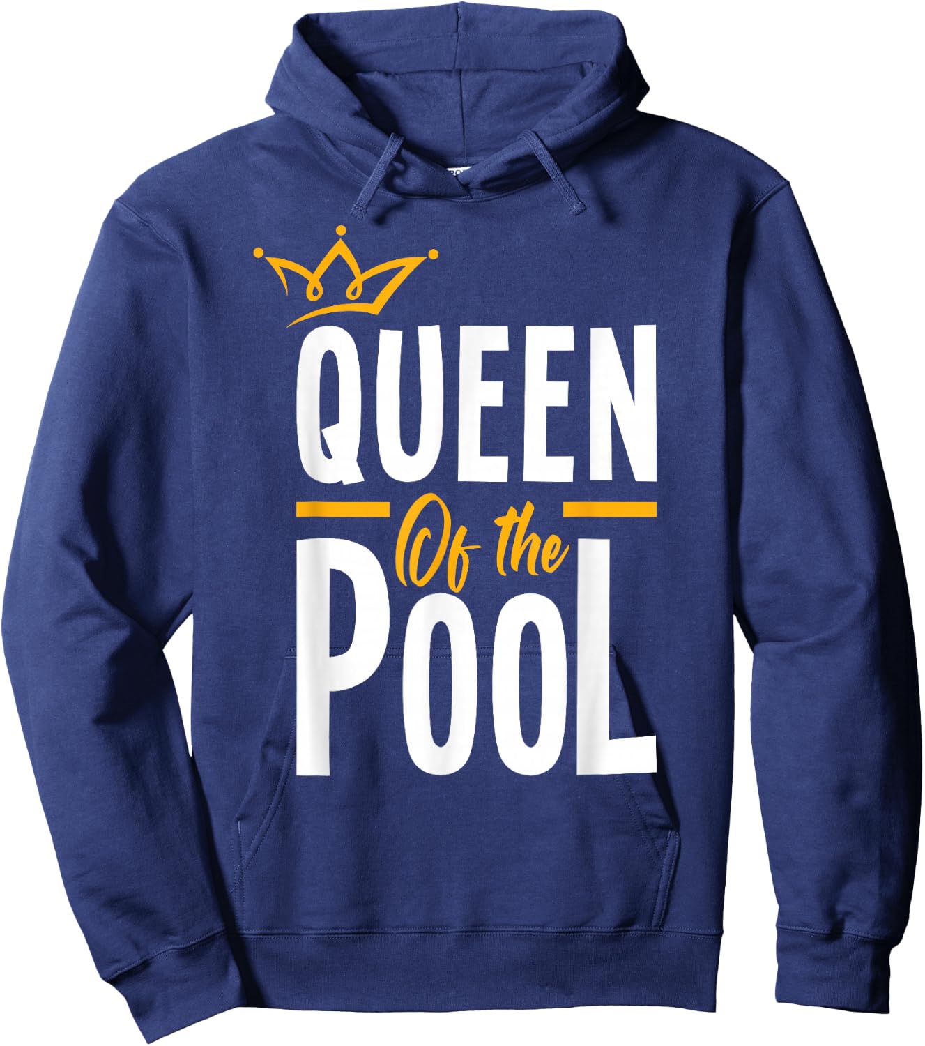 Queen Of The Pool Funny Swimmers Swimming Swimmer Hoodie - Hoodie | Navy
