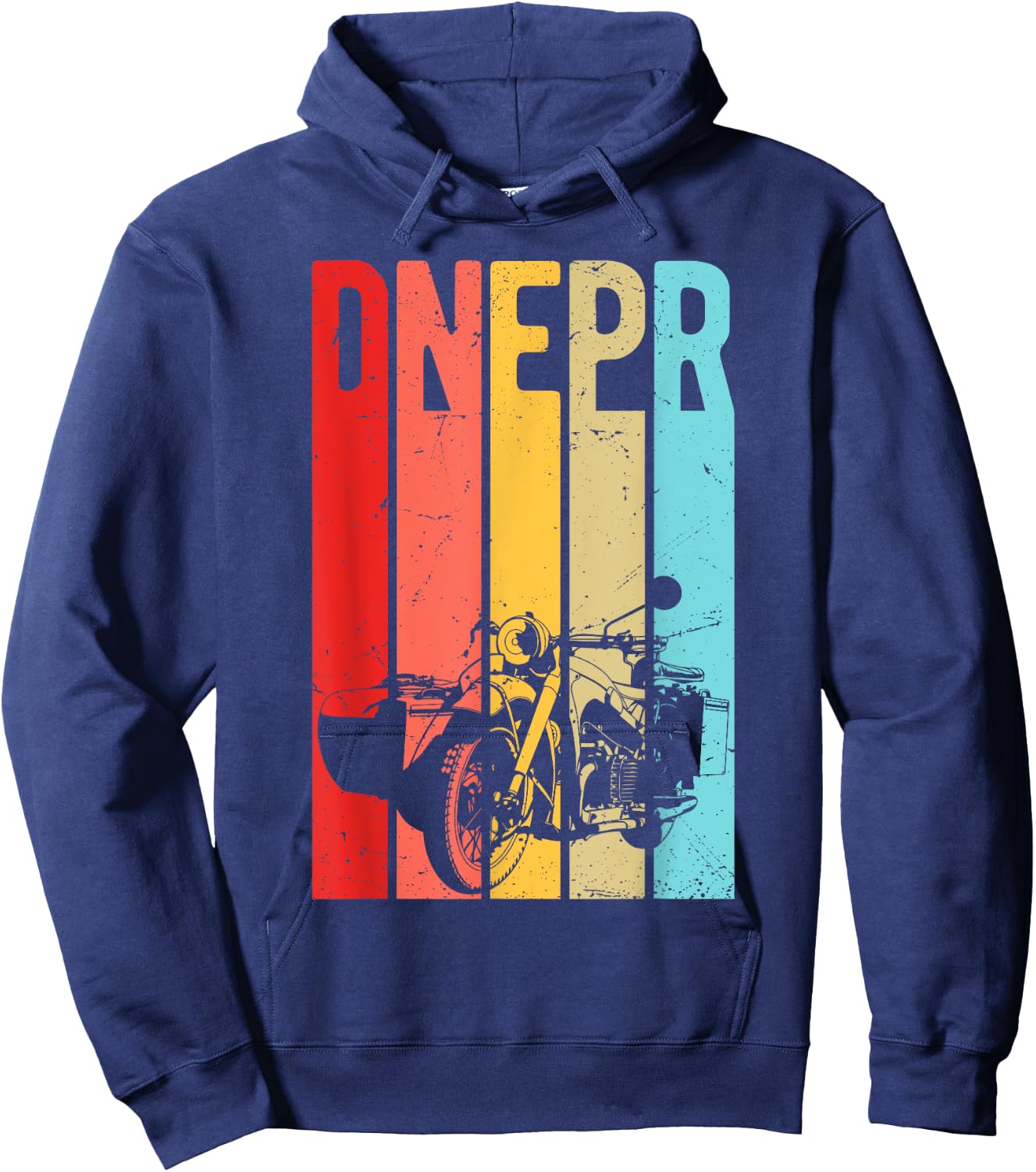 Dnepr Motorcycle Offroad Motorcycle Rider Hoodie - Hoodie | Navy