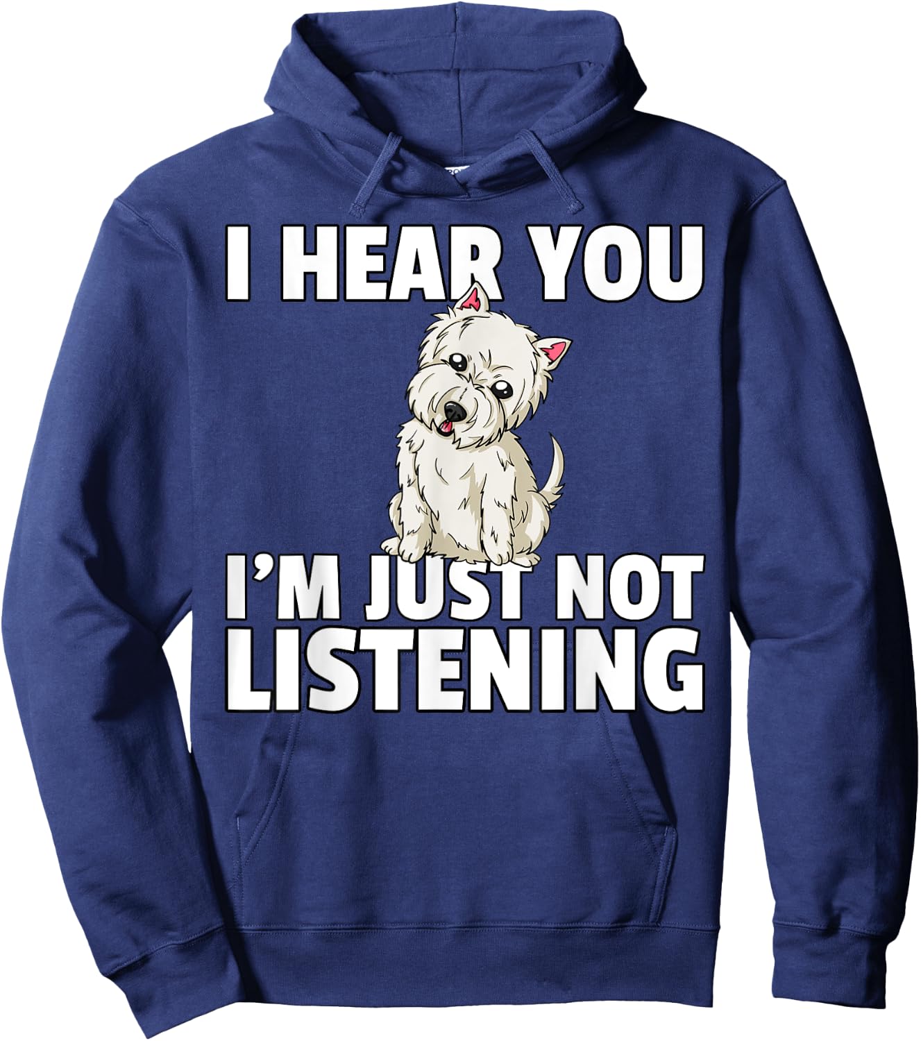 West Highland Terrier Westie Dog Men Women Girls Kids Hoodie - Hoodie | Navy
