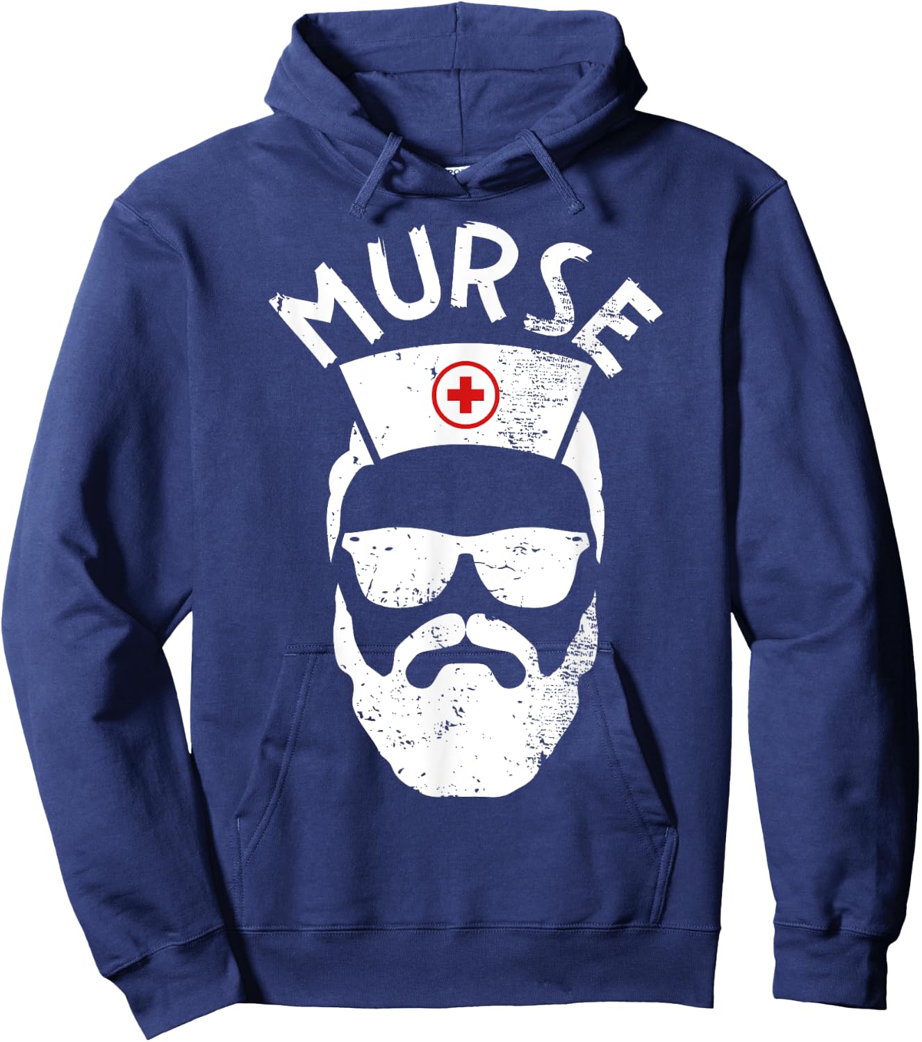 Murse Nurse Man Funny design Gift Male Nurse Hoodie - Hoodie | Navy