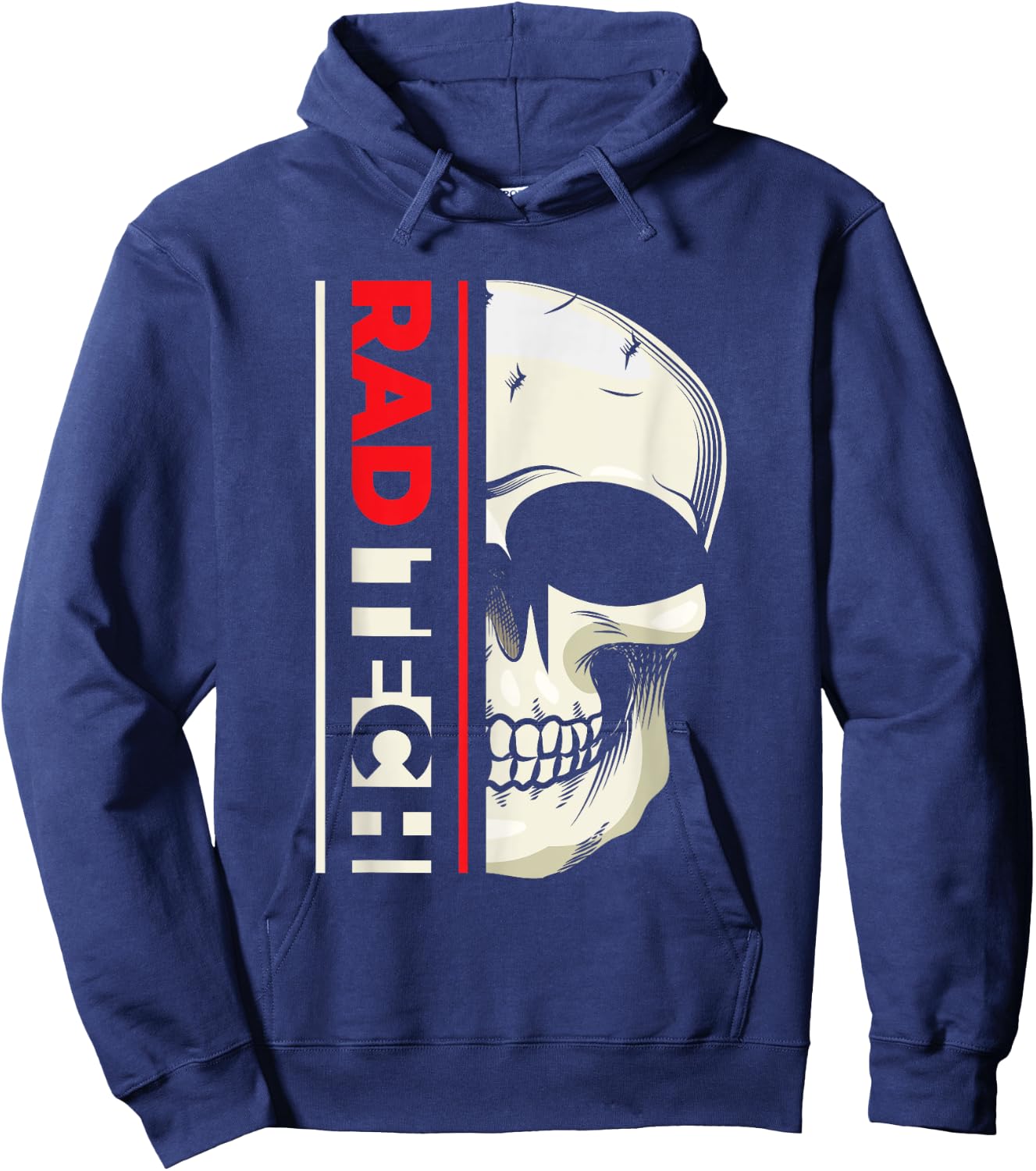Rad Tech | Skeleton Radiology | Radiologist Hoodie - Hoodie | Navy