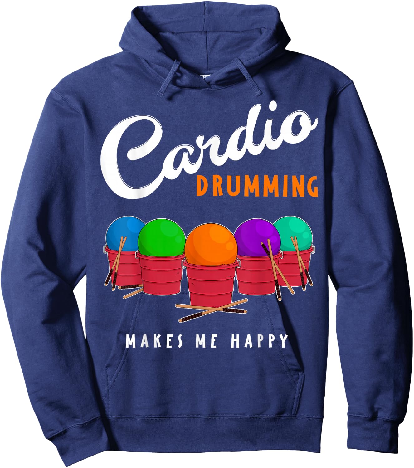 Cardio Drumming Squad Group Hoodie - Hoodie | Navy