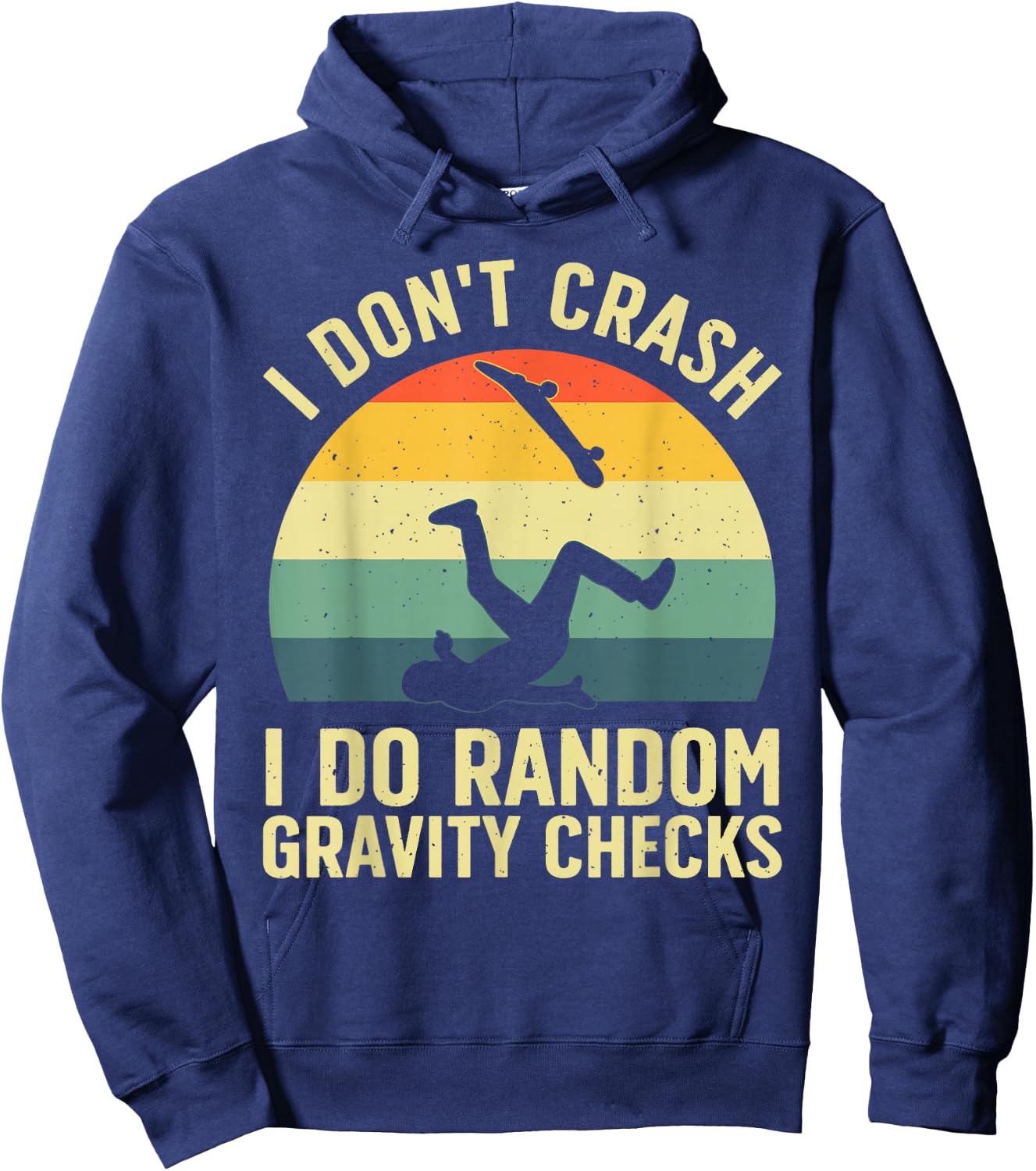 Best Skateboarding Design Women Kids Skateboarder Hoodie - Hoodie | Navy