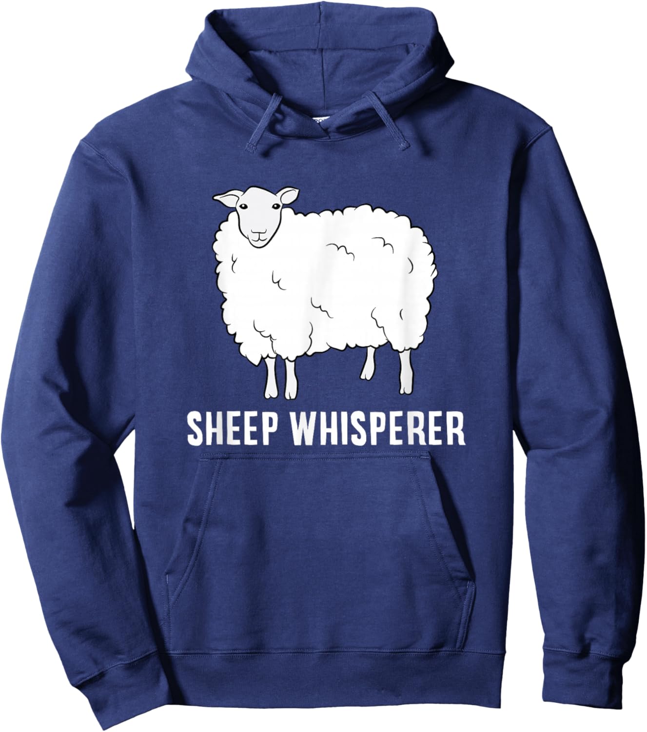 Cute Sheep Whisperer Farmer Sheep Farmer Love Sheep Hoodie - Hoodie | Navy