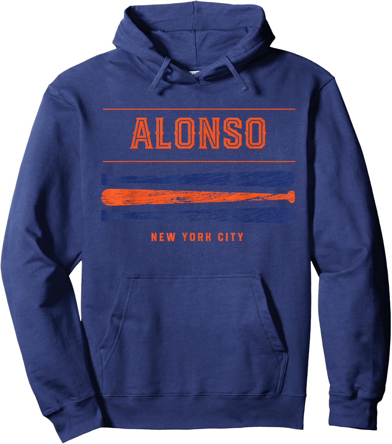 Pete Alonso Vintage Baseball Bat Gameday Hoodie - Hoodie | Navy