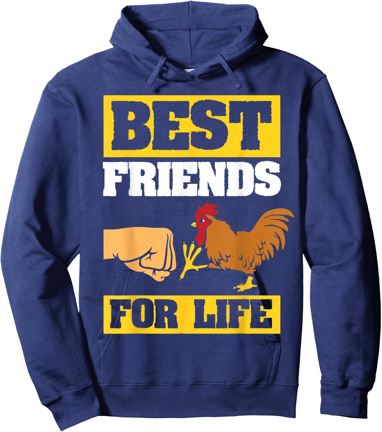 Best Friend Chicken Whisper Hoodie - Hoodie | Navy