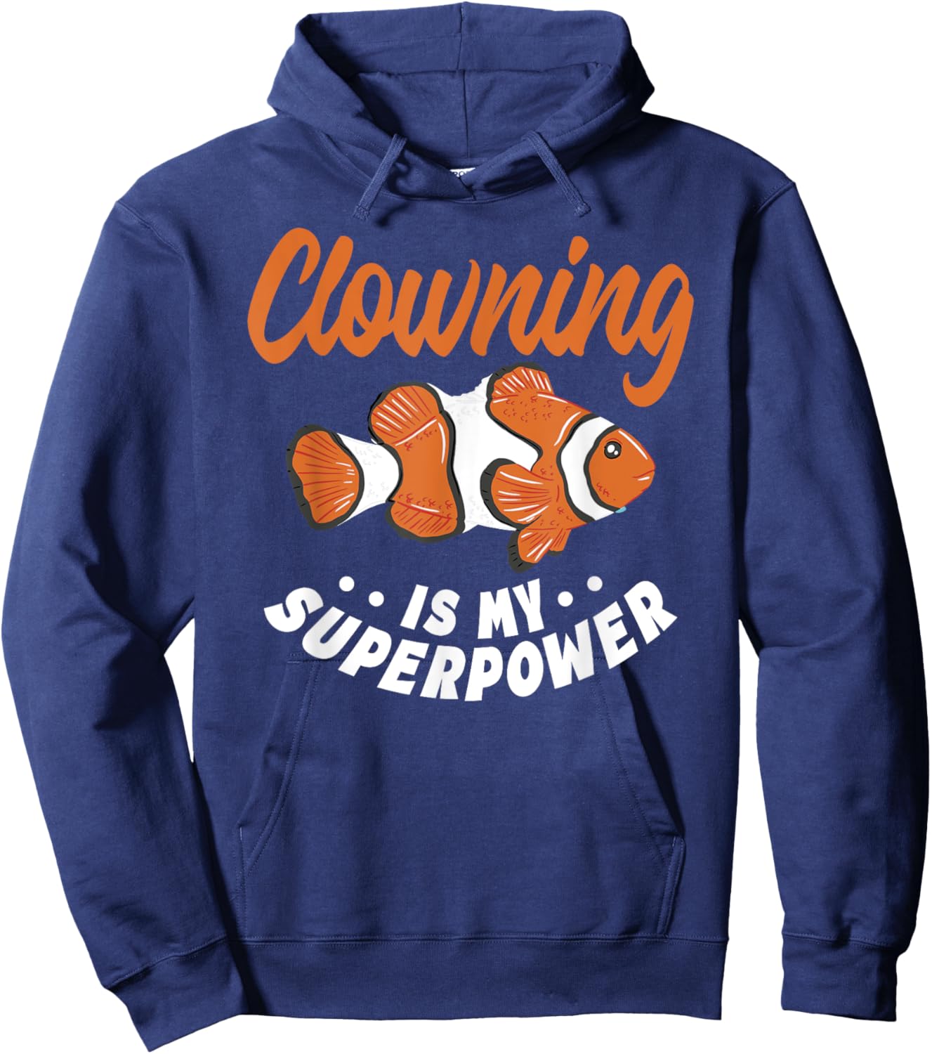 Clownfish Sea Animals Ocean Underwater Fish Lover Hoodie - Hoodie | Navy