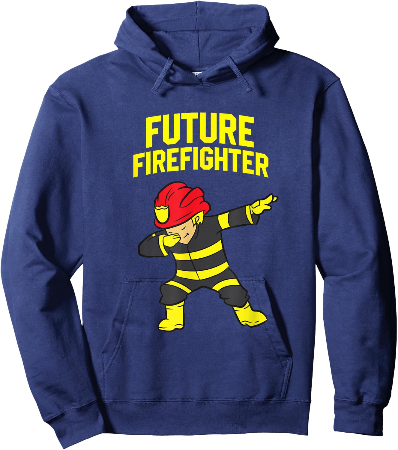 Dabbing Firefighter Kids Future Firefighter Hoodie - Hoodie | Navy