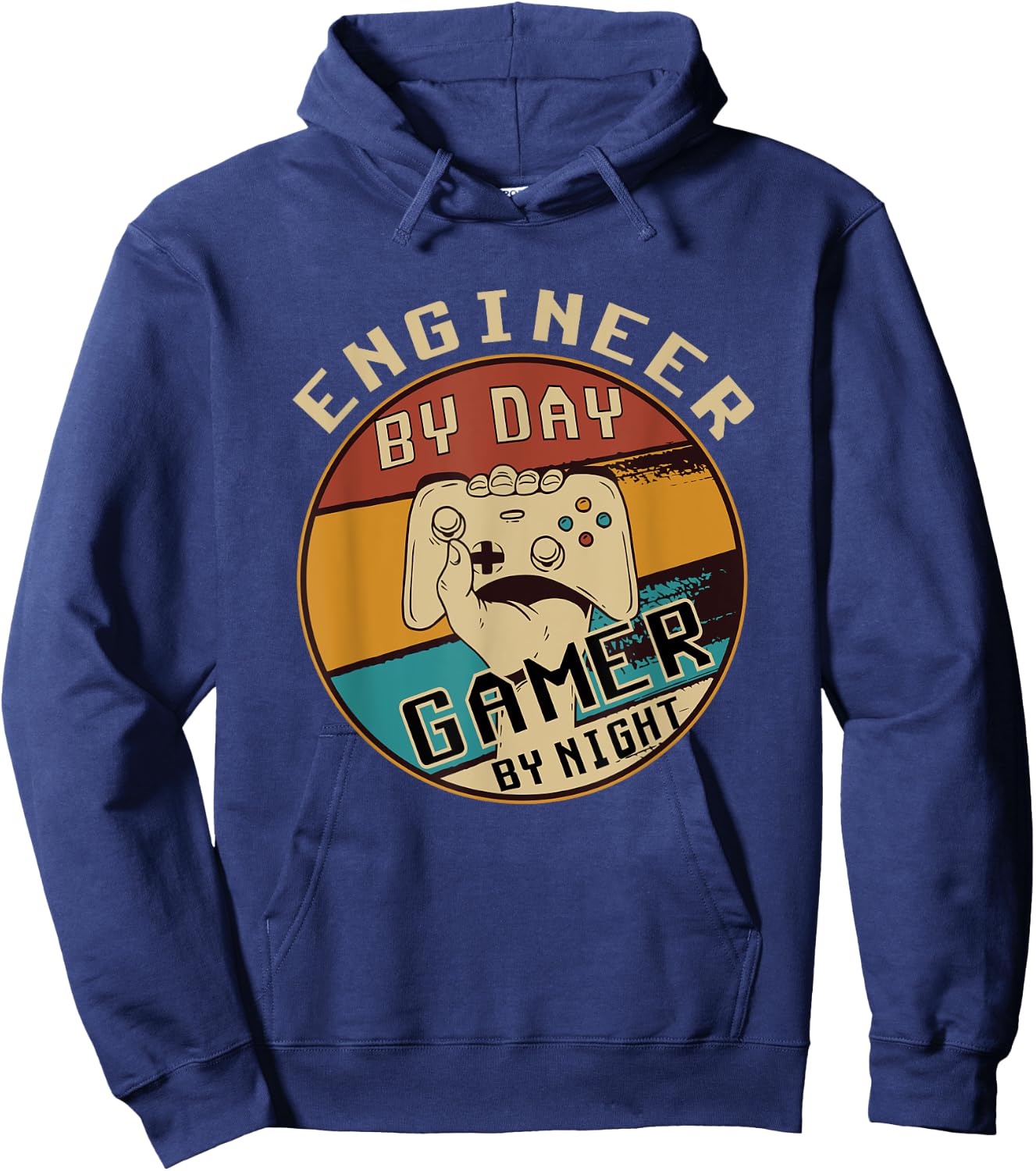 Engineer by Day Gamer by Night Hoodie - Hoodie | Navy