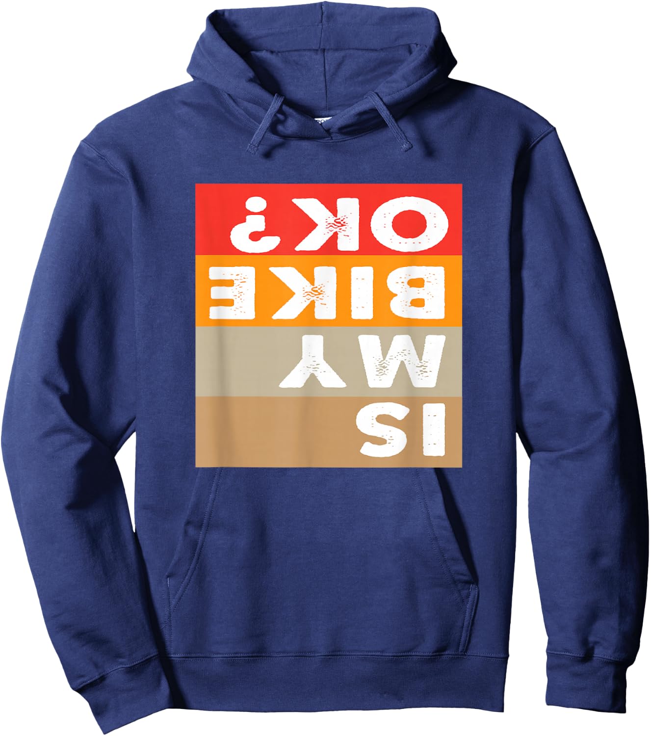 Mountain is my bike ok gear biking gift women apparel riding Hoodie - Hoodie | Navy