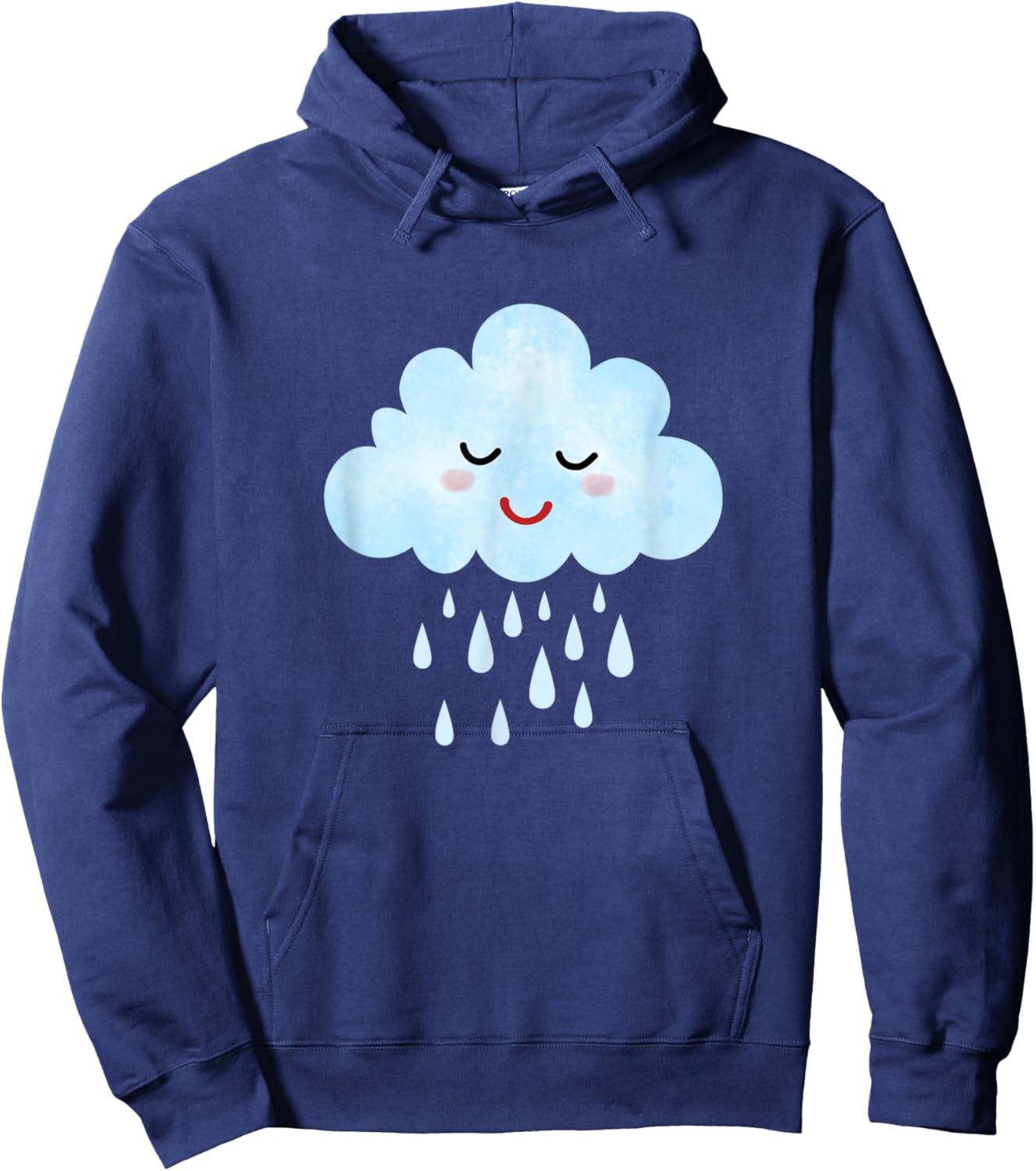 Cloud Rain Sky Nature Clouding IT Computing Men Women Kids Hoodie - Hoodie | Navy