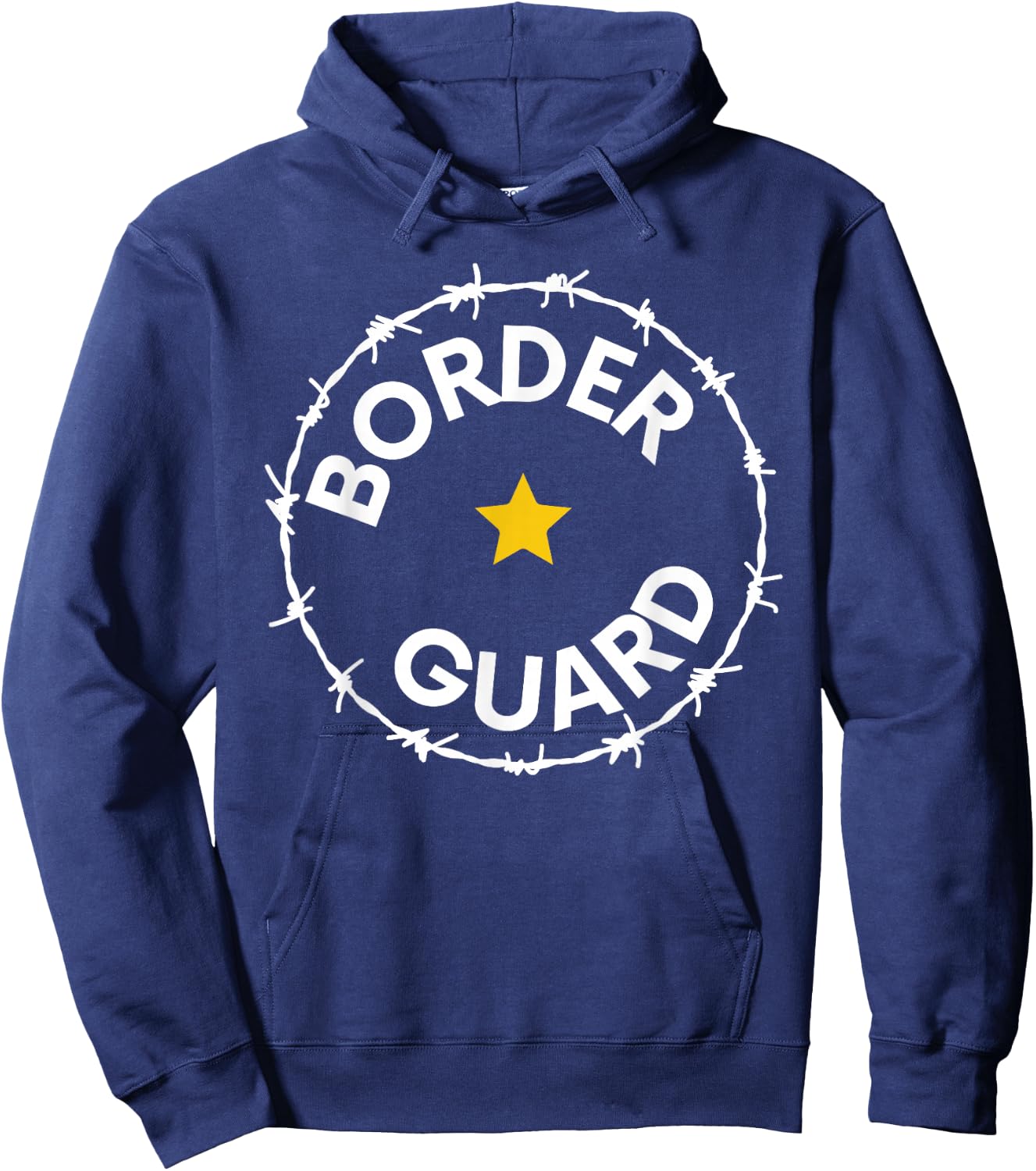 Border Control Patrol USA Conservative Republican Security Hoodie - Hoodie | Navy