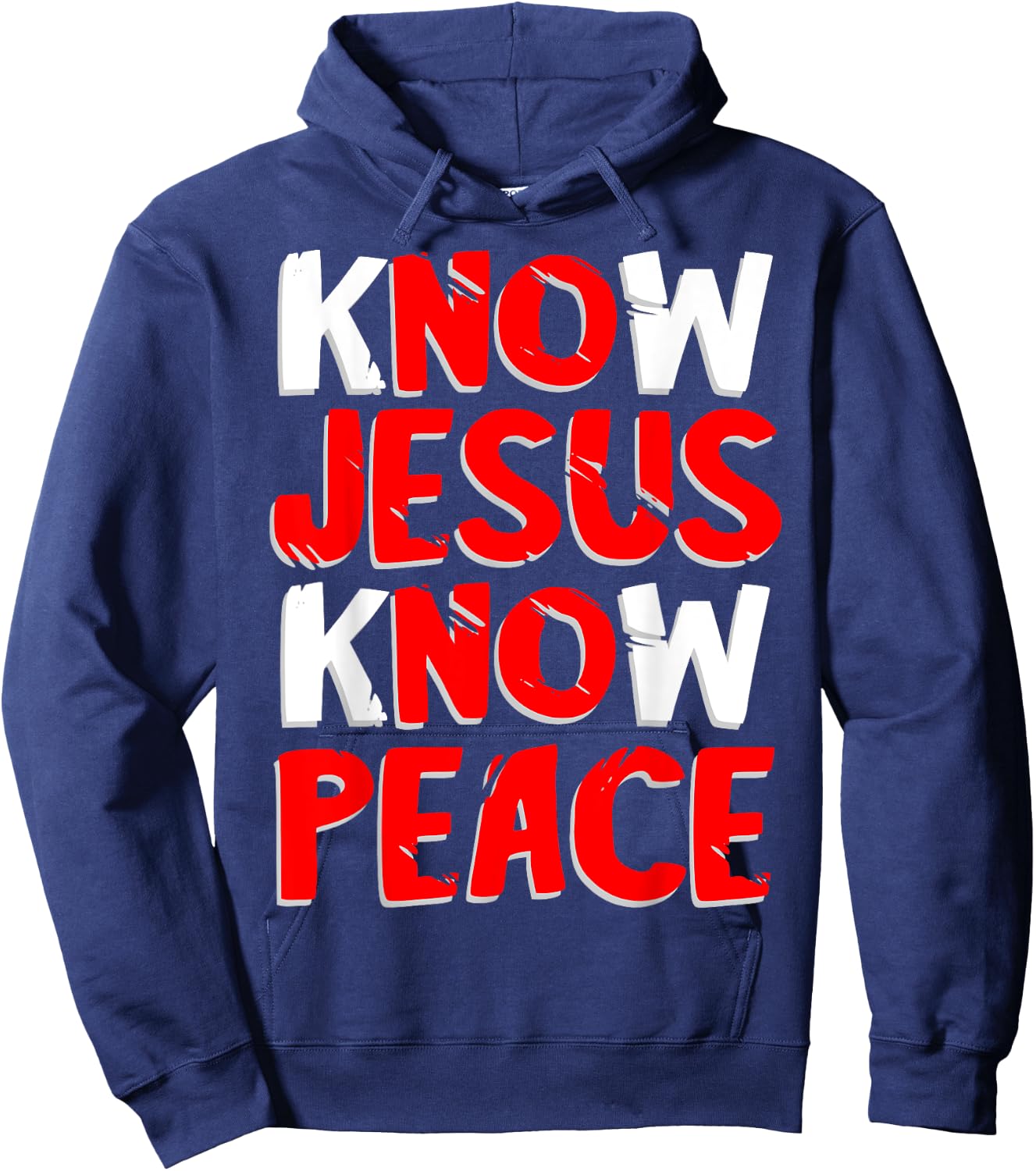Know Jesus Know Peace Christian Kindness Faith T shirt gift Hoodie - Hoodie | Navy