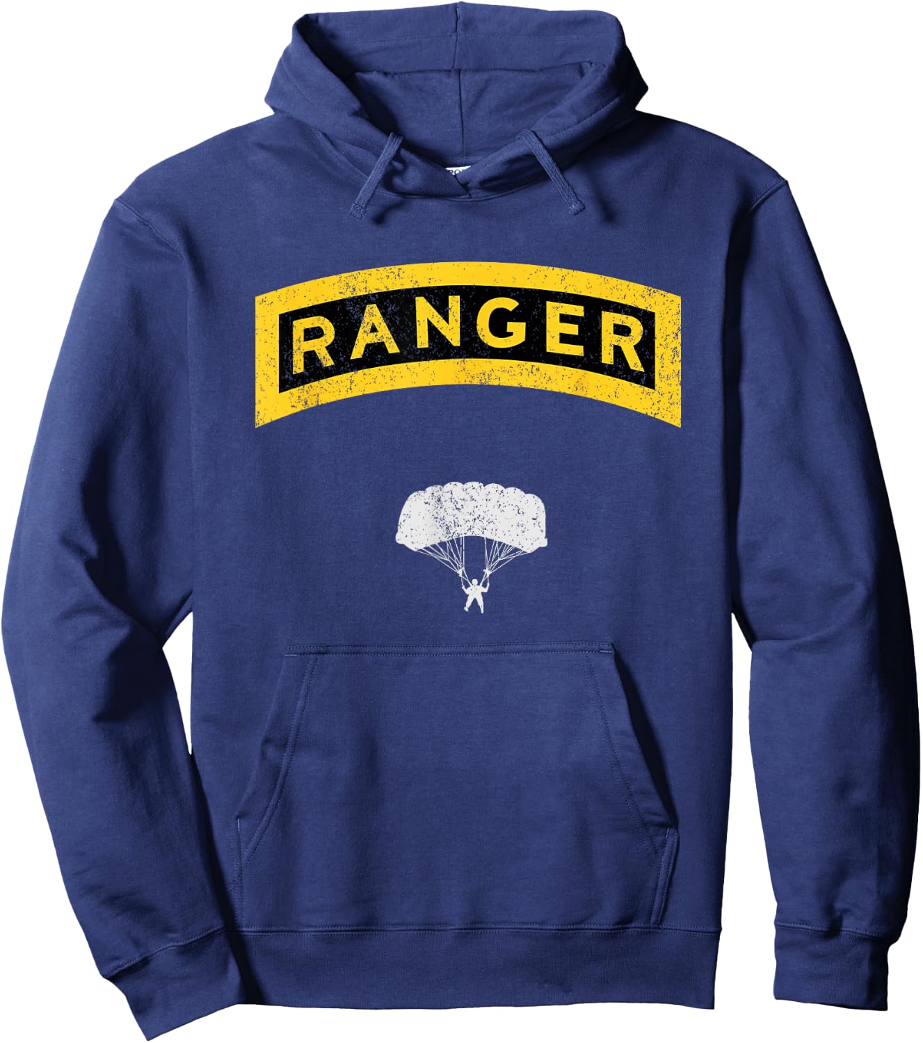 U.S Army Ranger Airborne Veteran Vintage, Veterans Day Gift Hoodie - Hoodie | Navy