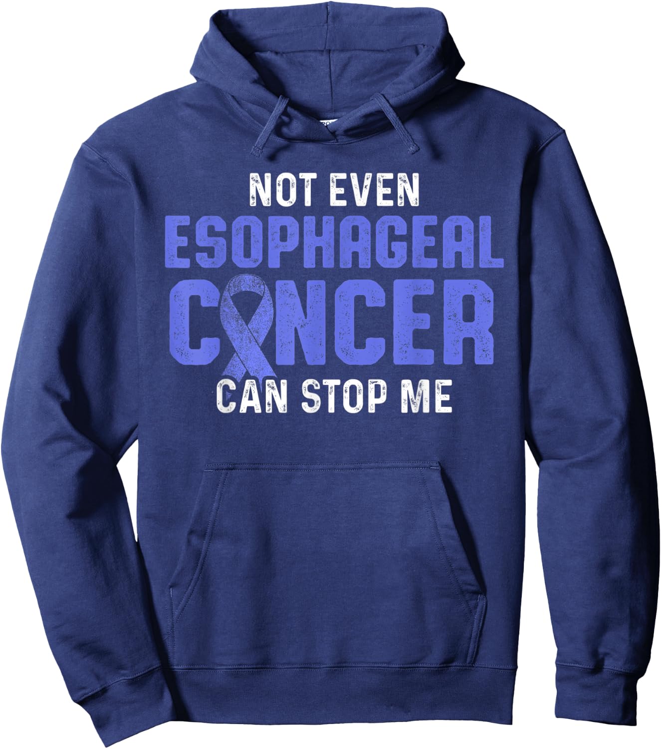 Esophageal Cancer Survivor Stop Esophagus Warrior Hoodie - Hoodie | Navy