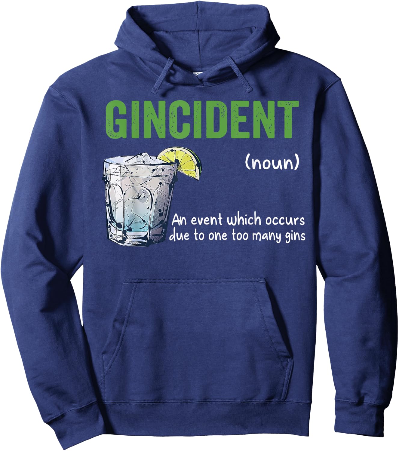 Gincident Shirt Hoodie - Hoodie | Navy