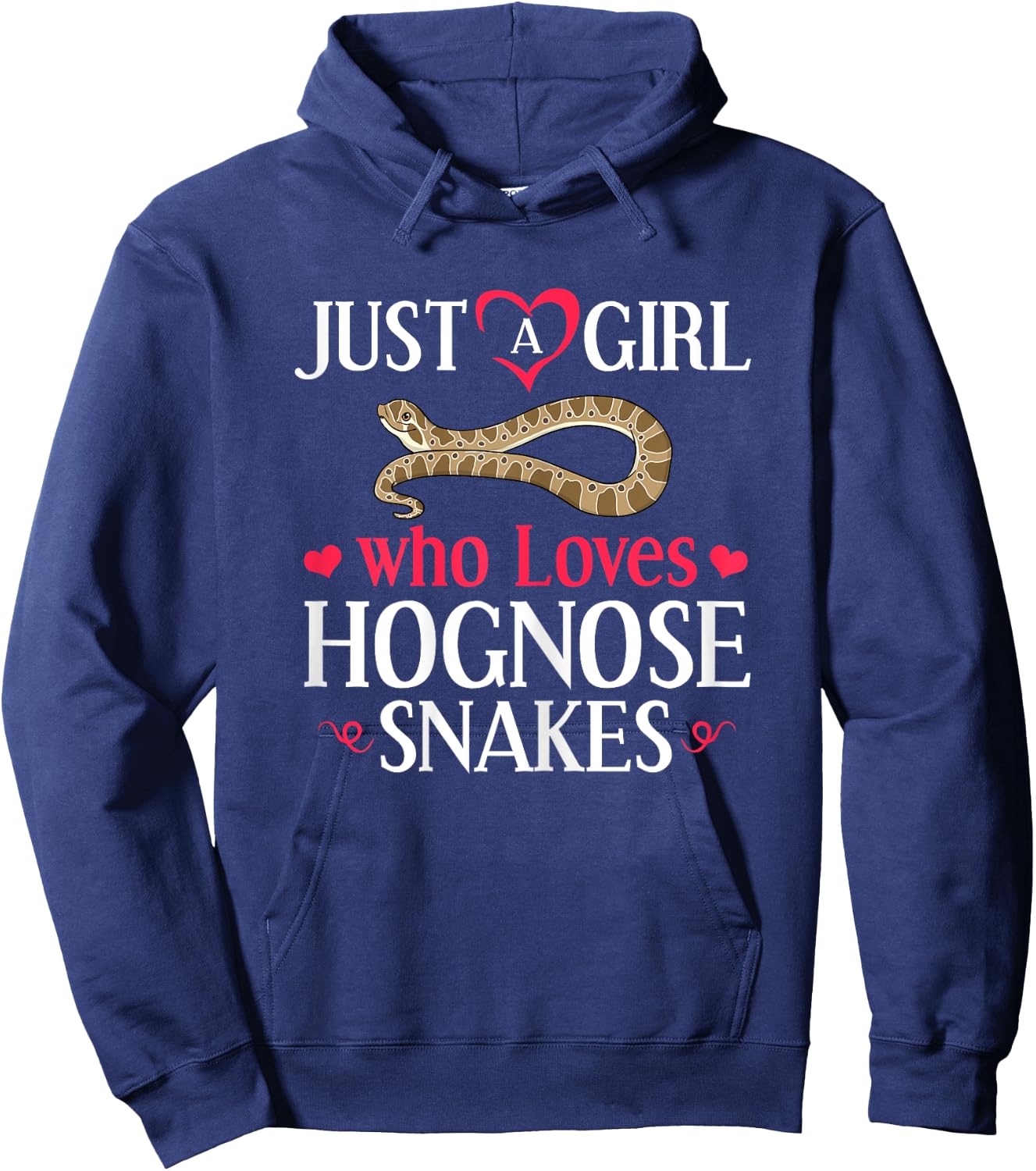 Hognose Snake Western Care Cage Hoodie - Hoodie | Navy