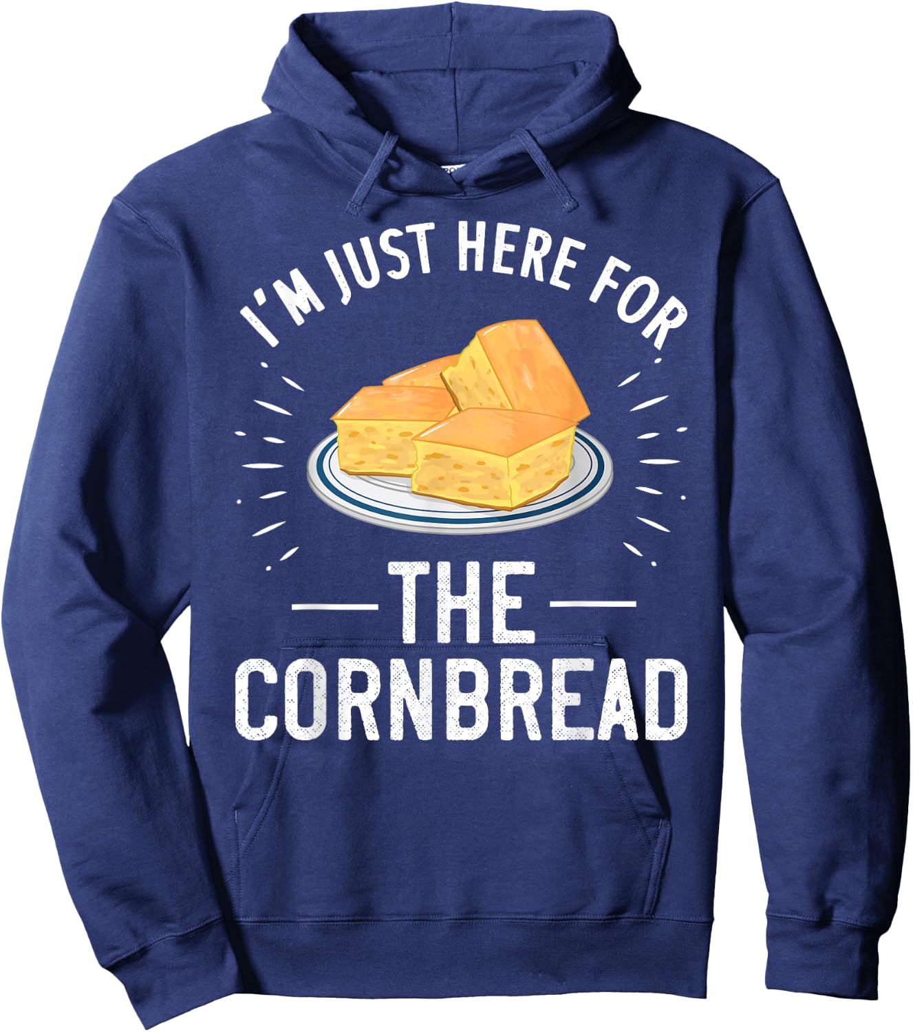 Cornbread Gift Funny Gluten Free Hoodie - Hoodie | Navy