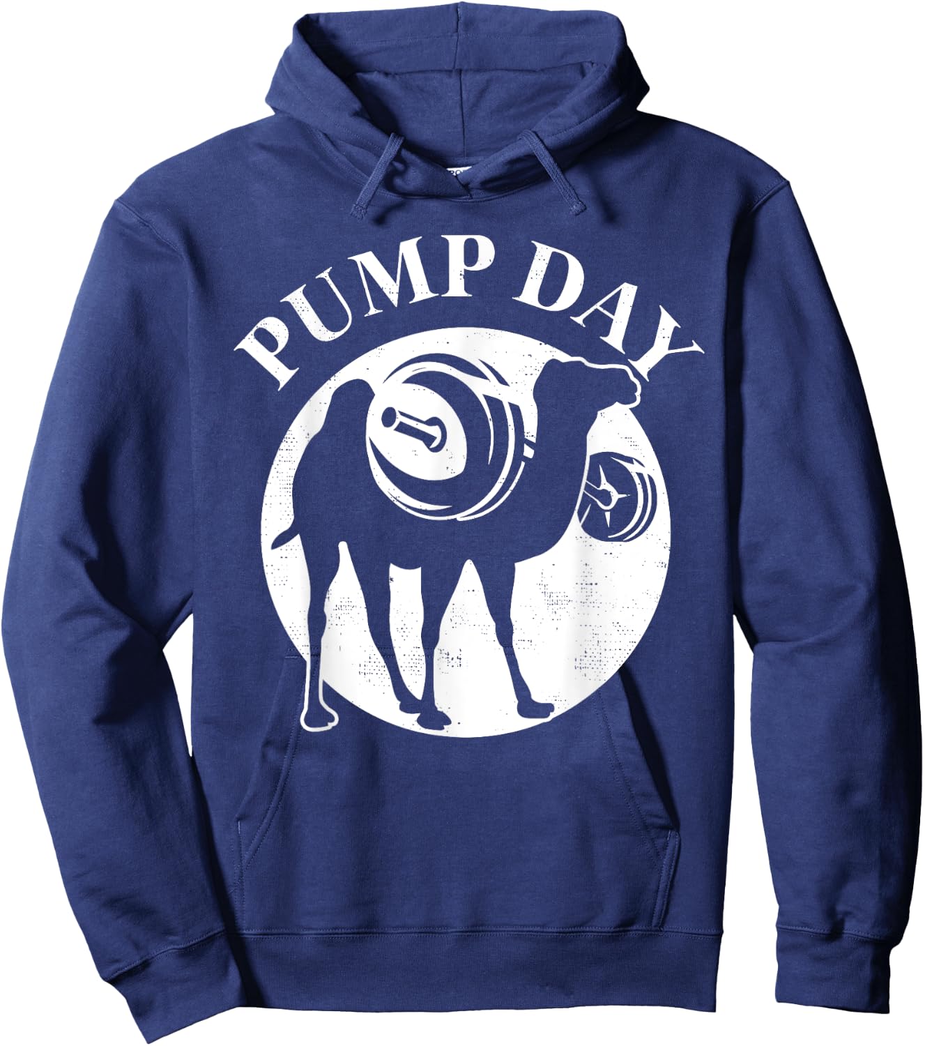 Workout Pump Day Camel Gift design For Weight Lifters Hoodie - Hoodie | Navy
