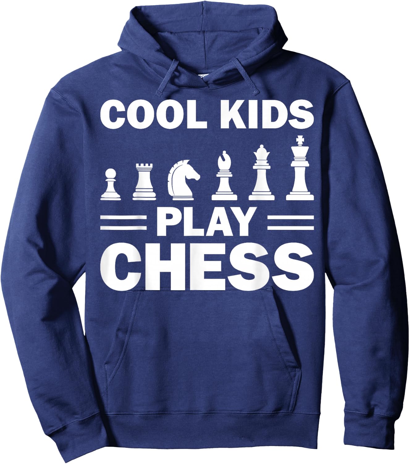Funny Chess Gift Boys Girls Kids Chess Player Men Women Hoodie - Hoodie | Navy