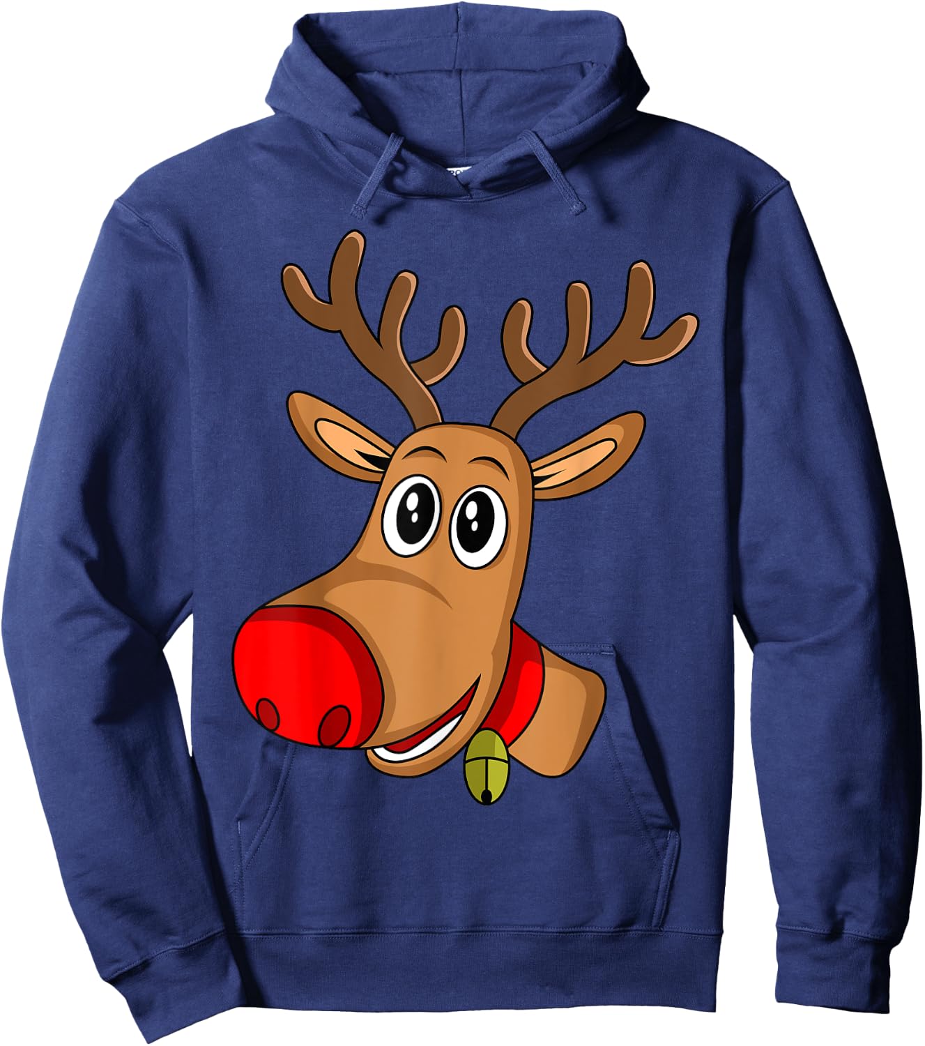 RUDOLPH Red Nose Reindeer | Donner Blitzen Hoodie - Hoodie | Navy