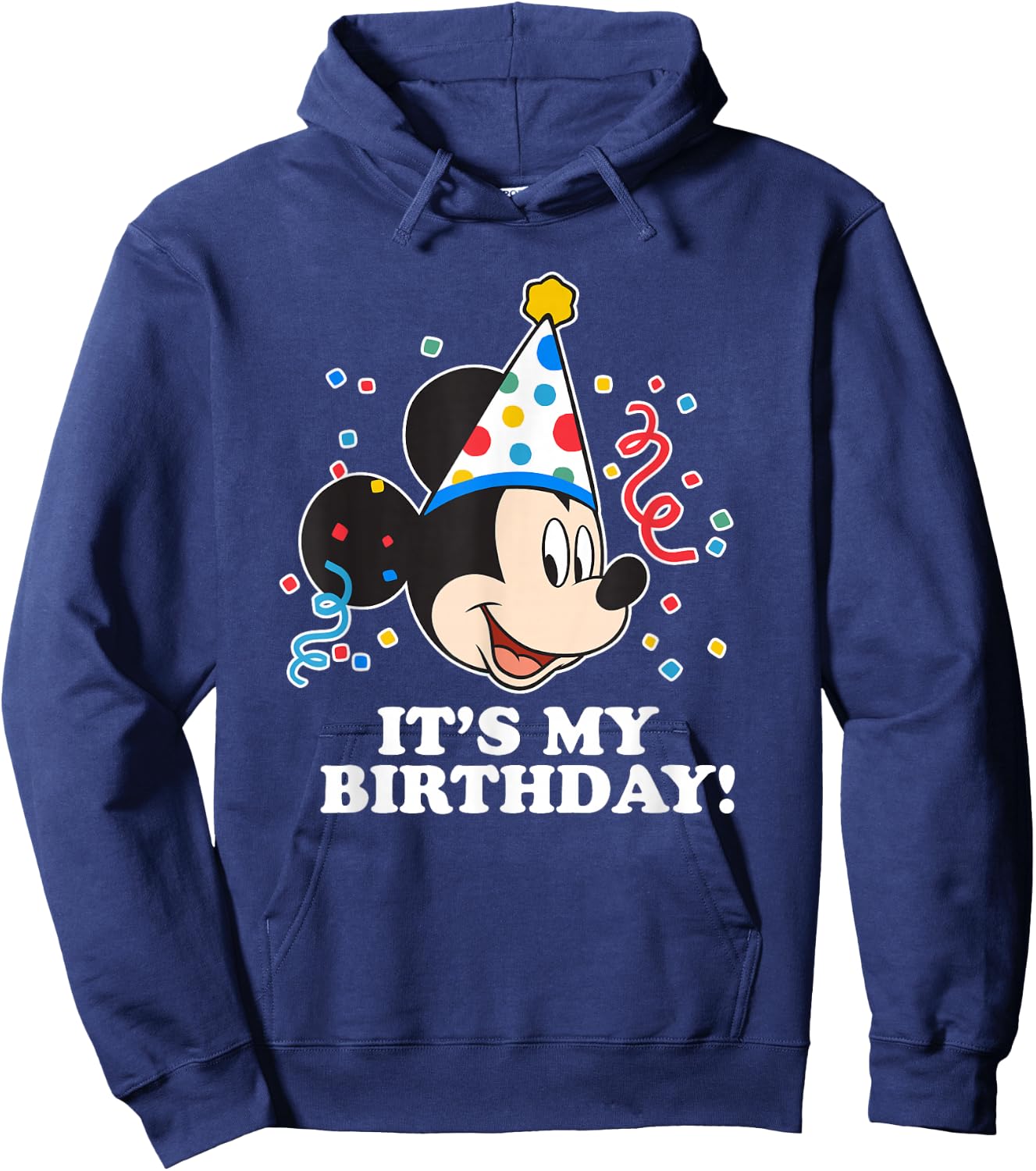 Disney Mickey Mouse It's My Birthday Hoodie - Hoodie | Navy