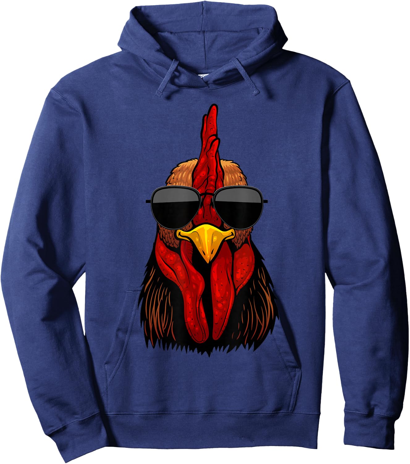 Cool Rooster Design Women Kids Chicken Rooster Lover Hoodie - Hoodie | Navy