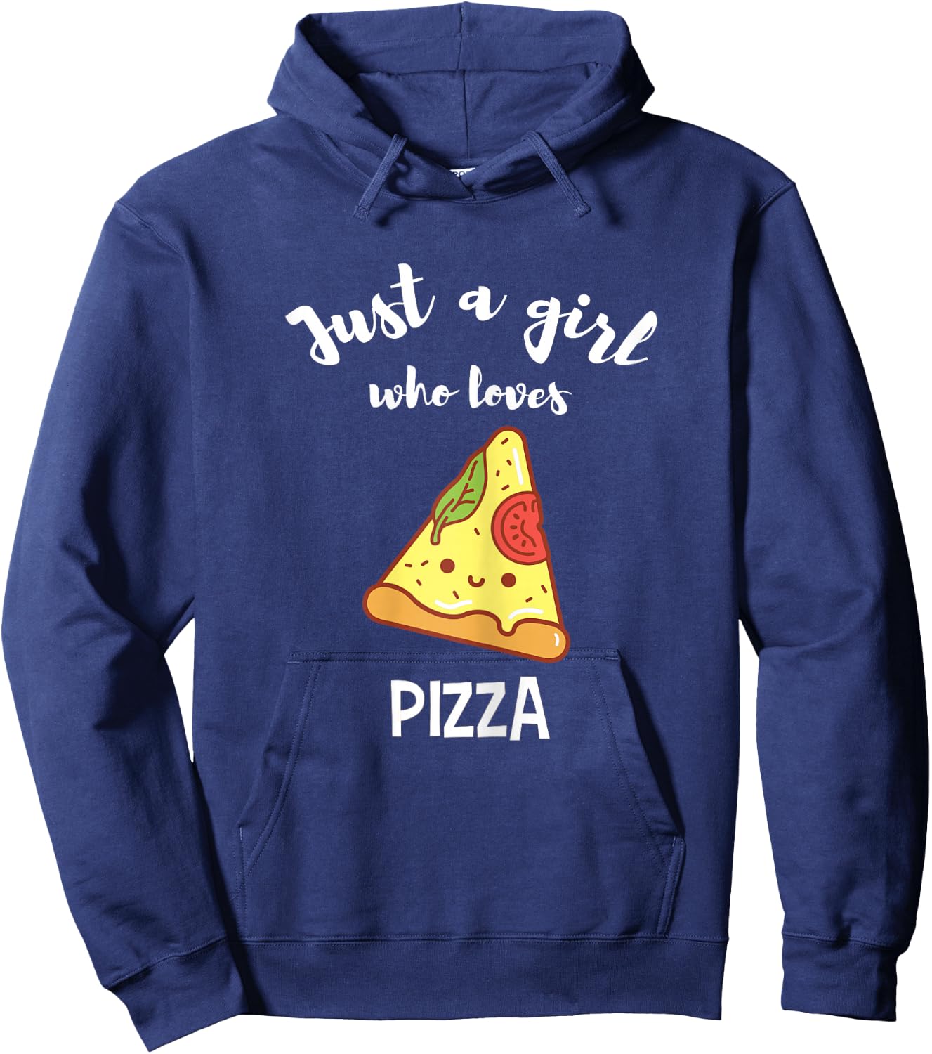 Pizza Lover Shirt Funny Cute Girl I Love Pizza Quote Hoodie - Hoodie | Navy