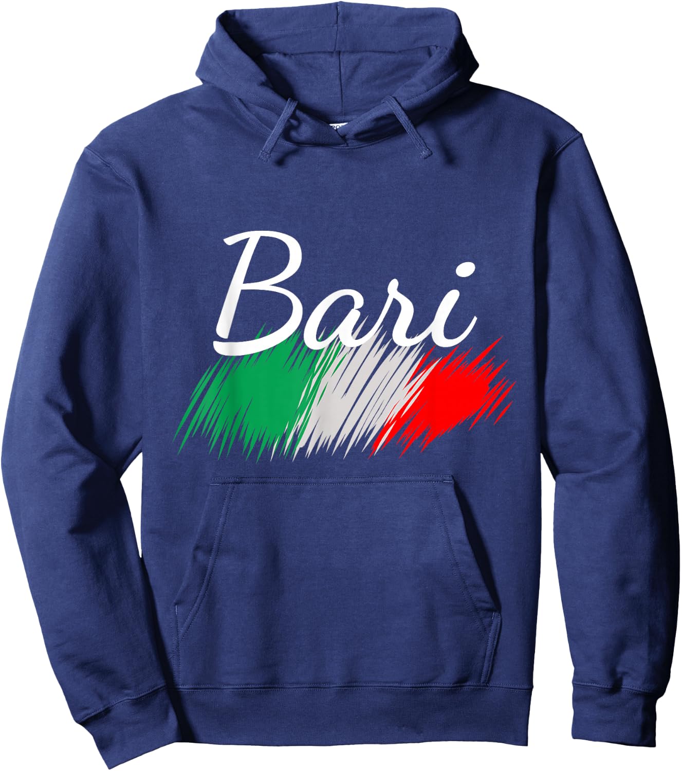 Bari Italy Flag Italia Souvenir Matching Italian Hoodie - Hoodie | Navy