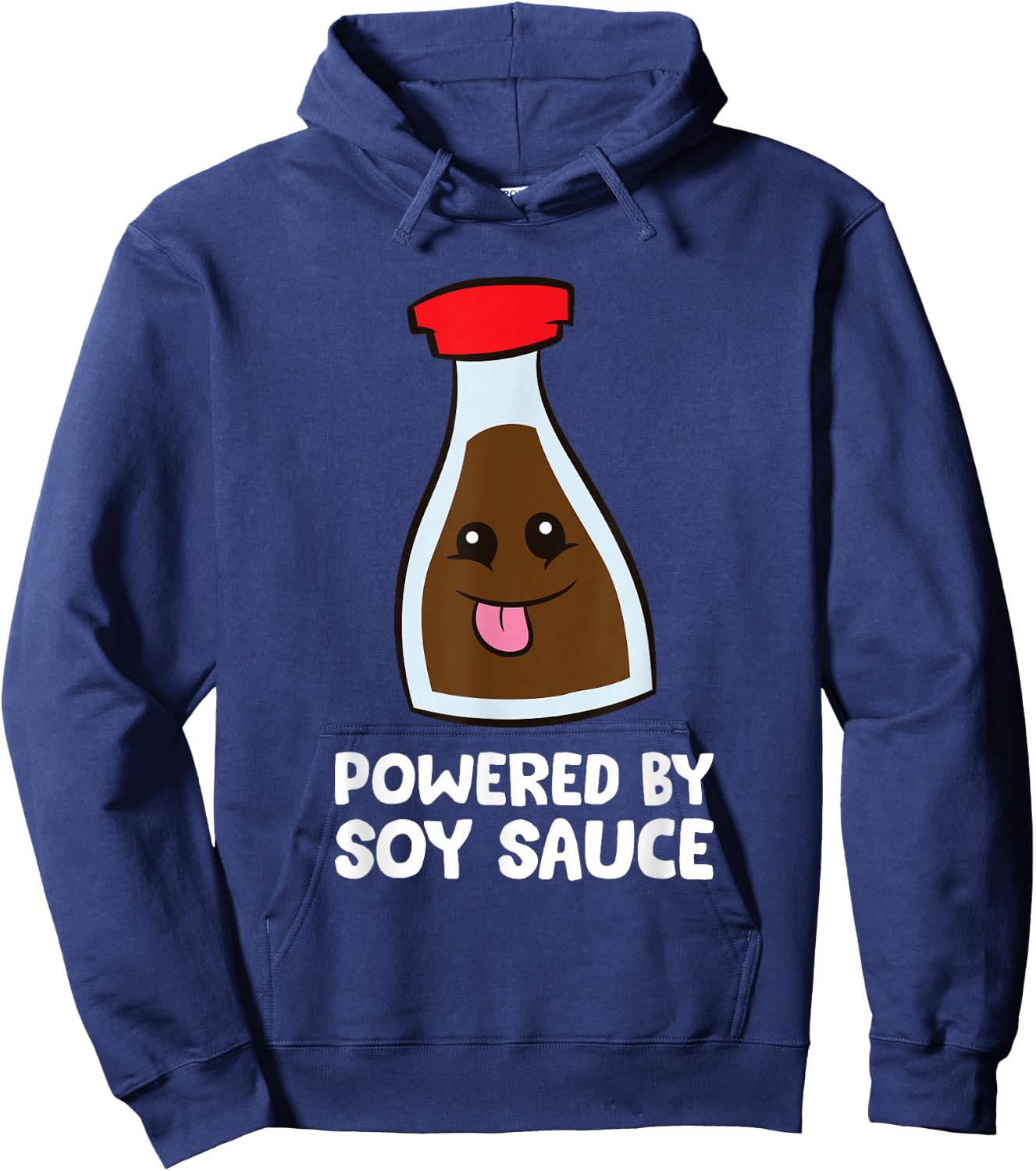 Powered By Soy Sauce Hoodie - Hoodie | Navy