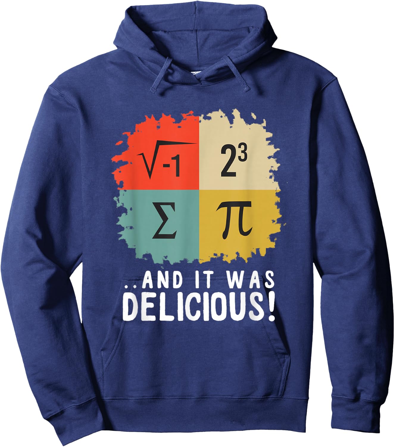 Math Funny Algebra Equation I Love Mathematics Hoodie - Hoodie | Navy