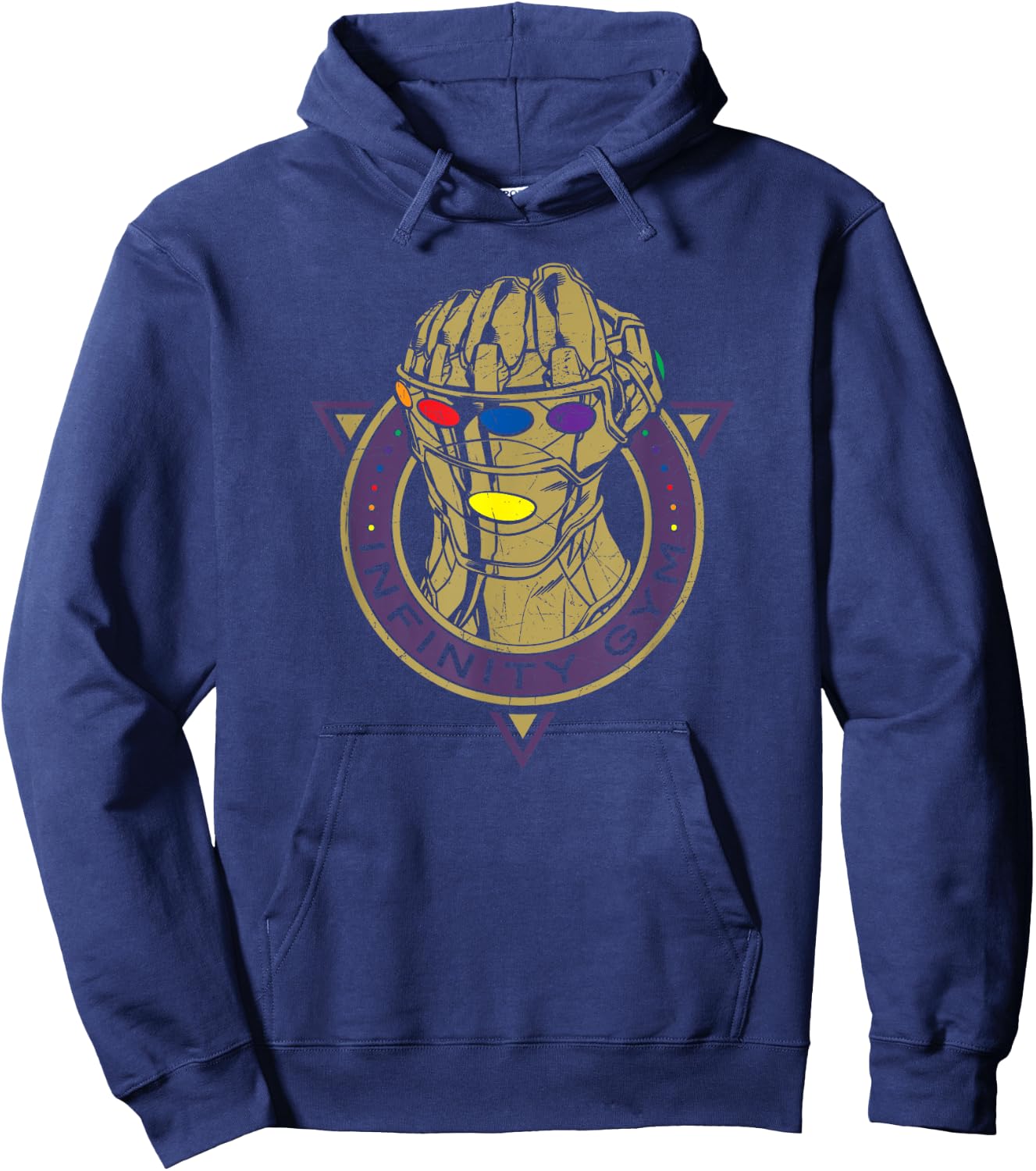 Marvel Thanos Infinity Gauntlet Infinity Gym Hoodie - Hoodie | Navy