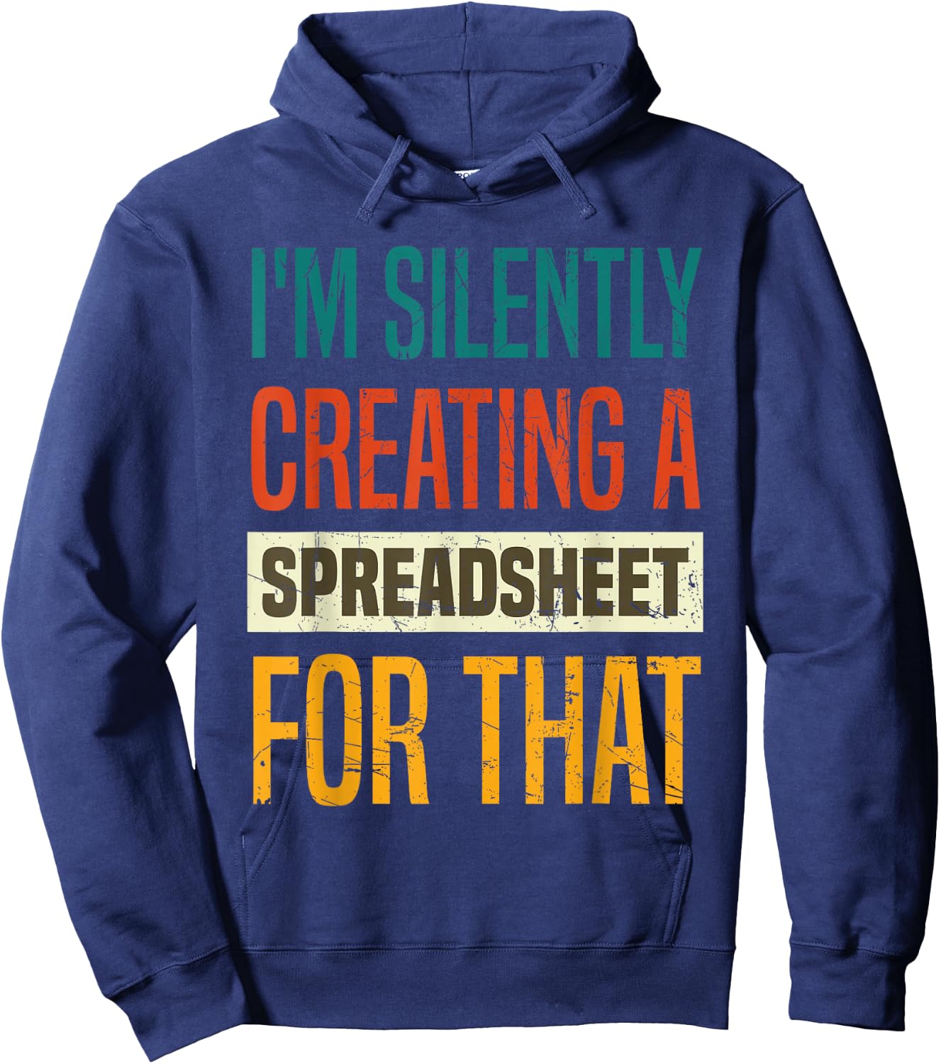 Funny Data Analytics Data Engineering for a Data Scientist Hoodie - Hoodie | Navy