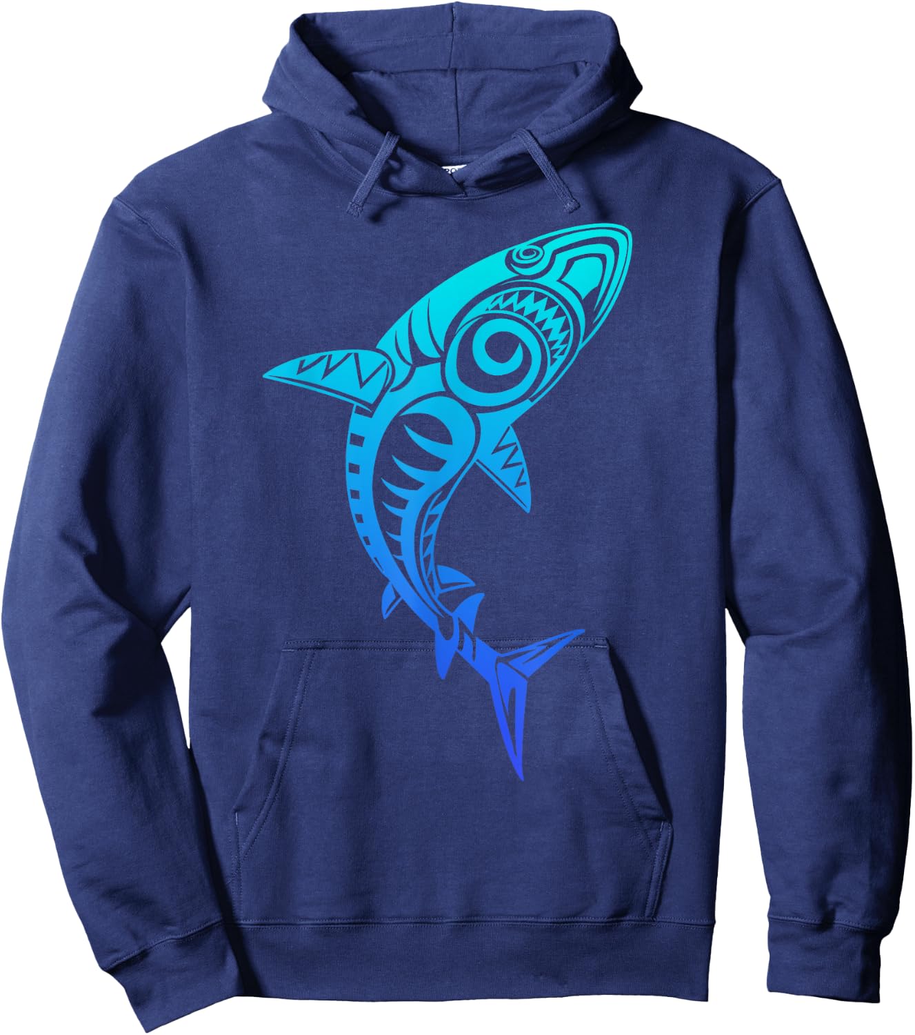 Culture Shark Symbol Blue, Haka Kia Ora Dance New Zealand Hoodie - Hoodie | Navy