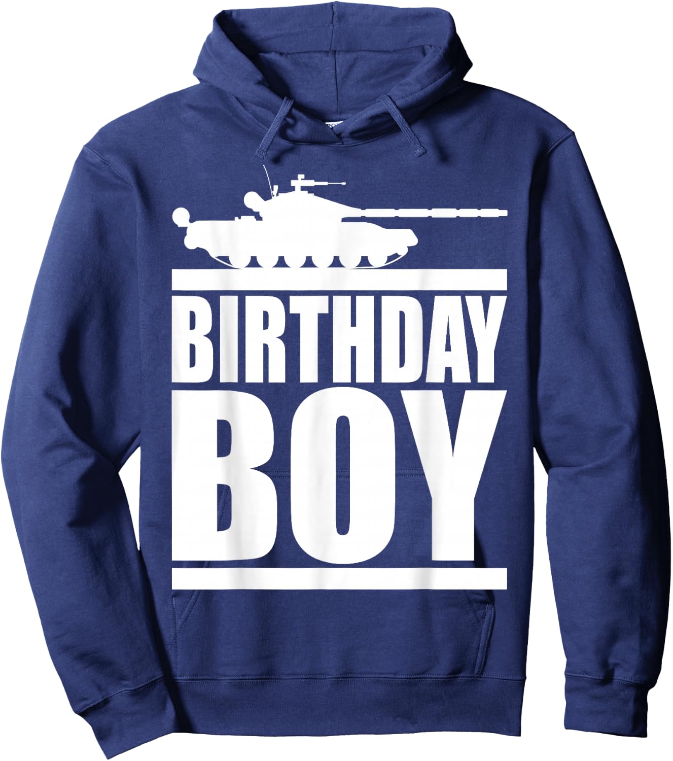 Army Party Birthday Boy Shirt Kids Military Tank Boys Hoodie - Hoodie | Navy
