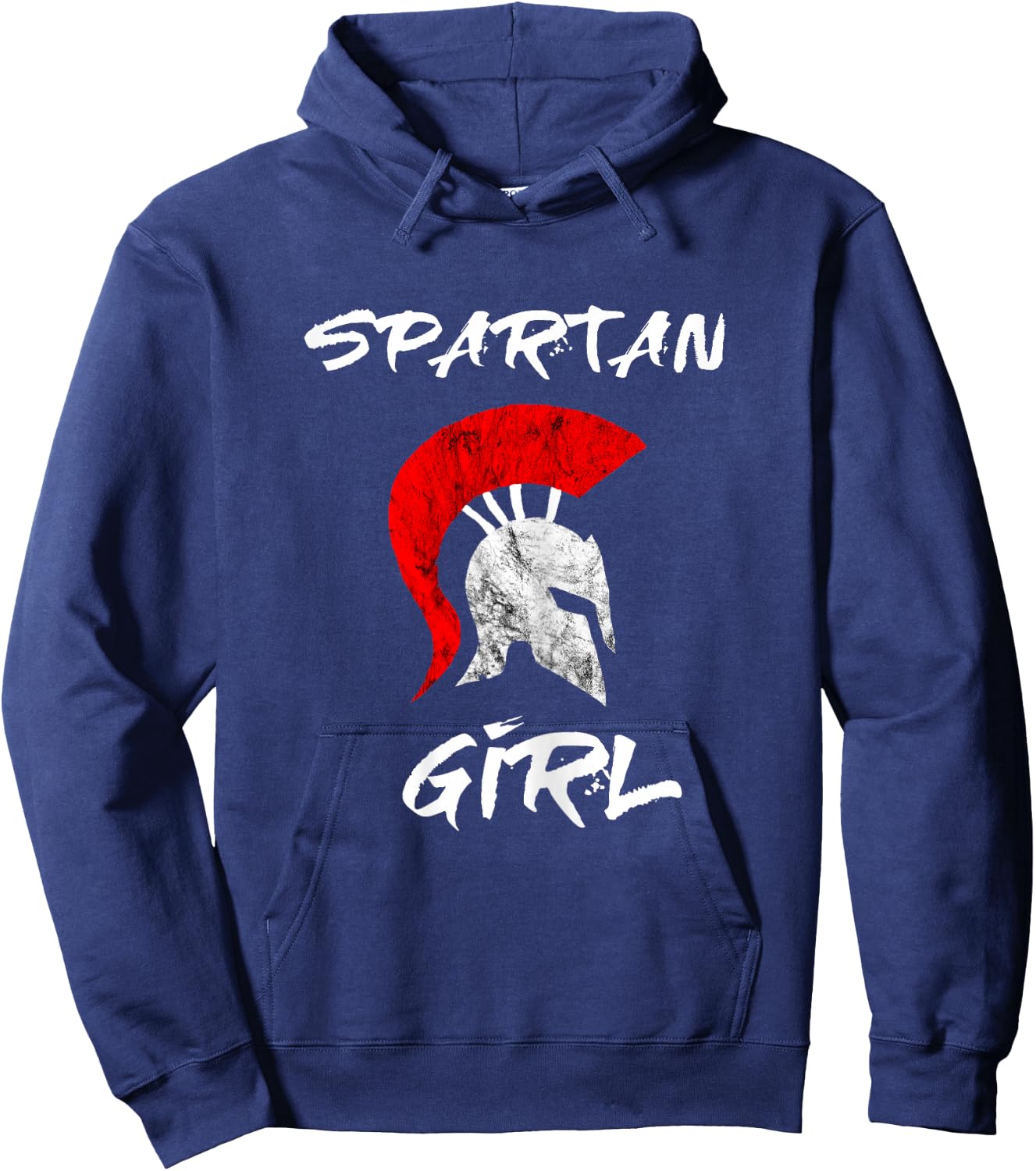 Spartan Girl Spartan Girl's Warrior Gladiators Helmet Hoodie - Hoodie | Navy