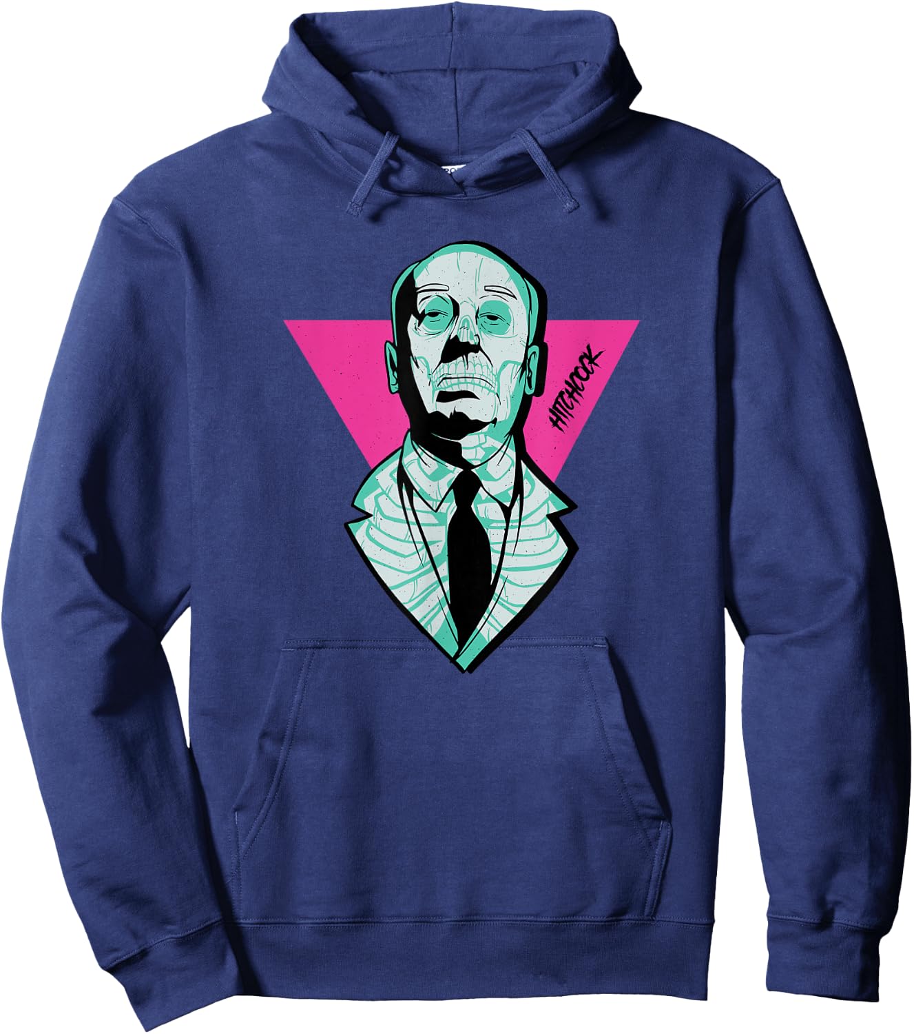 Dead Good Men's Classic Fit Black Hitchcock Hoodie - Hoodie | Navy
