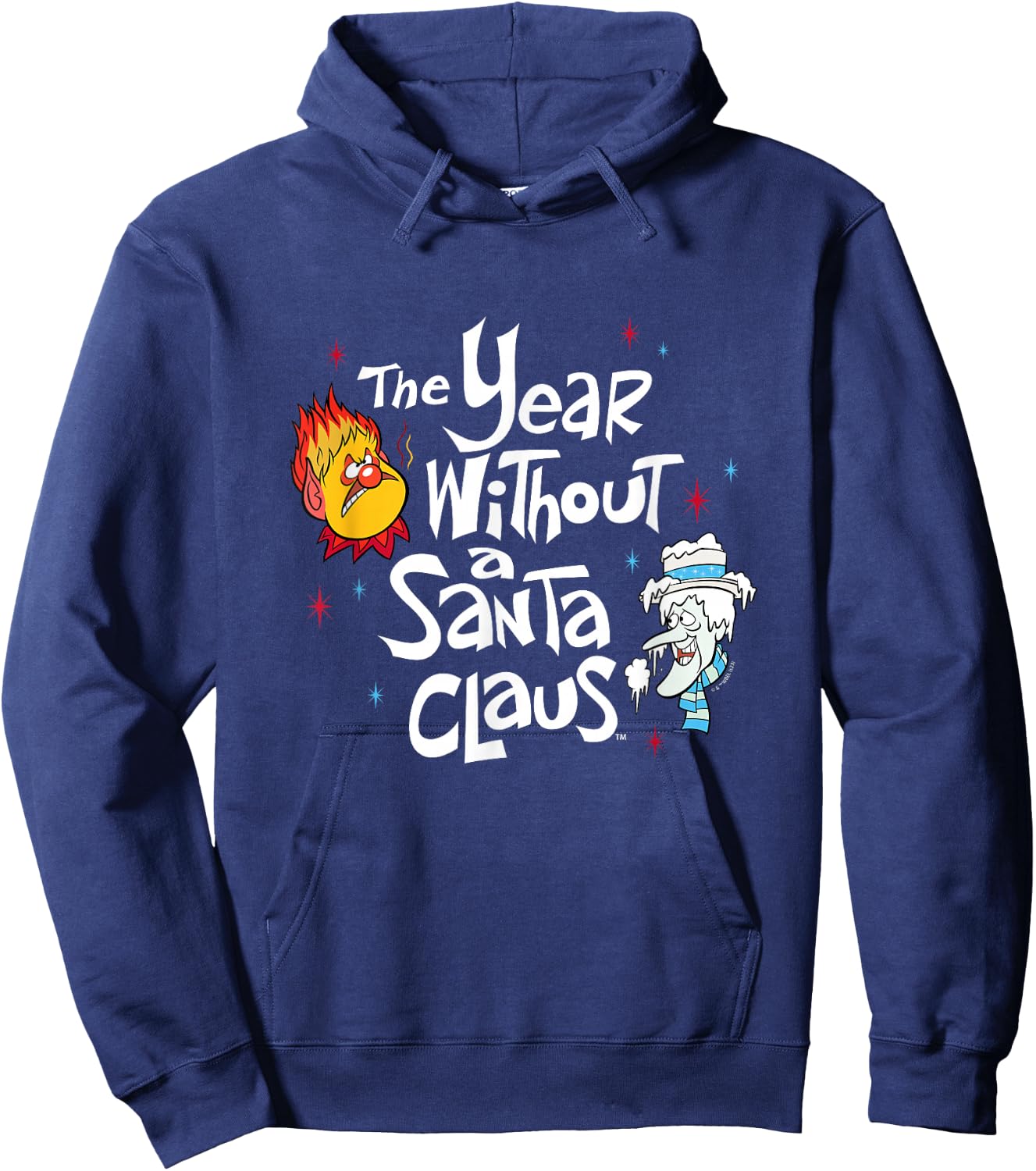 The Year Without Santa Claus - Heat Miser and Snow Miser Hoodie - Hoodie | Navy