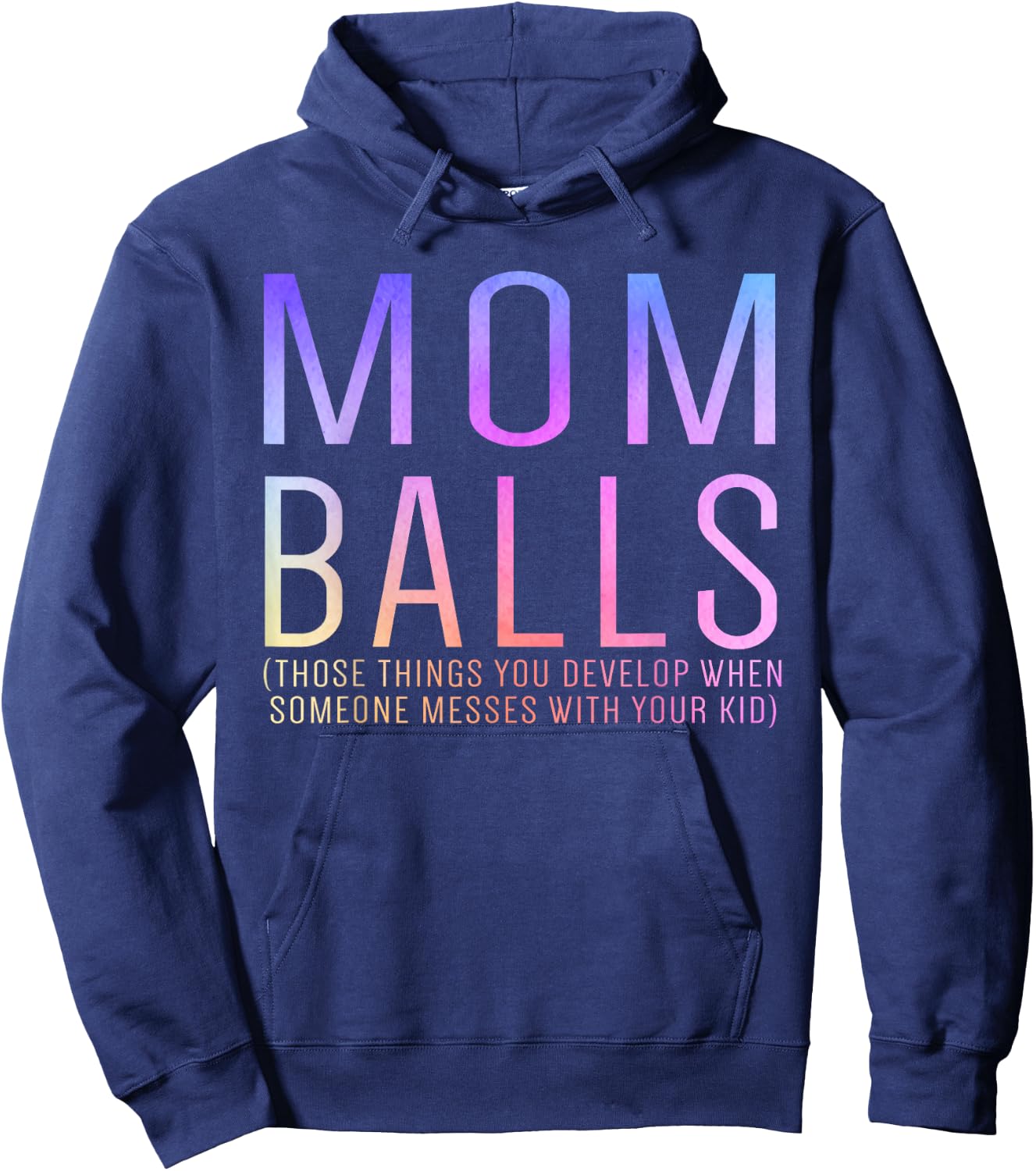 Mom Balls Hoodie - Hoodie | Navy
