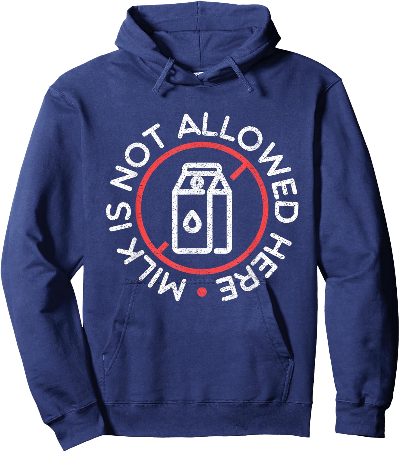 Lactose intolerance lactose milk allergy intolerance Hoodie - Hoodie | Navy