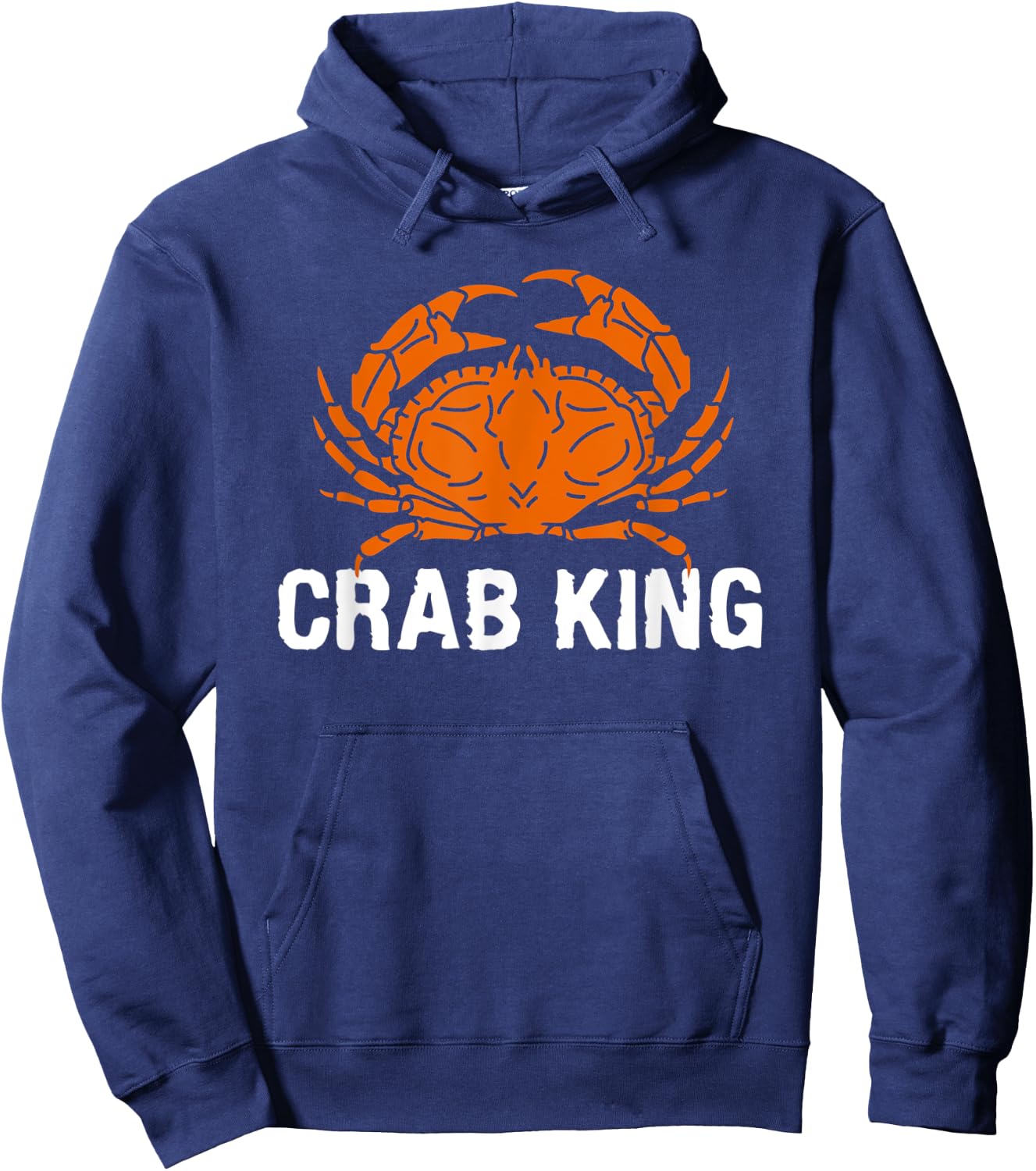 Crab King Hoodie - Hoodie | Navy