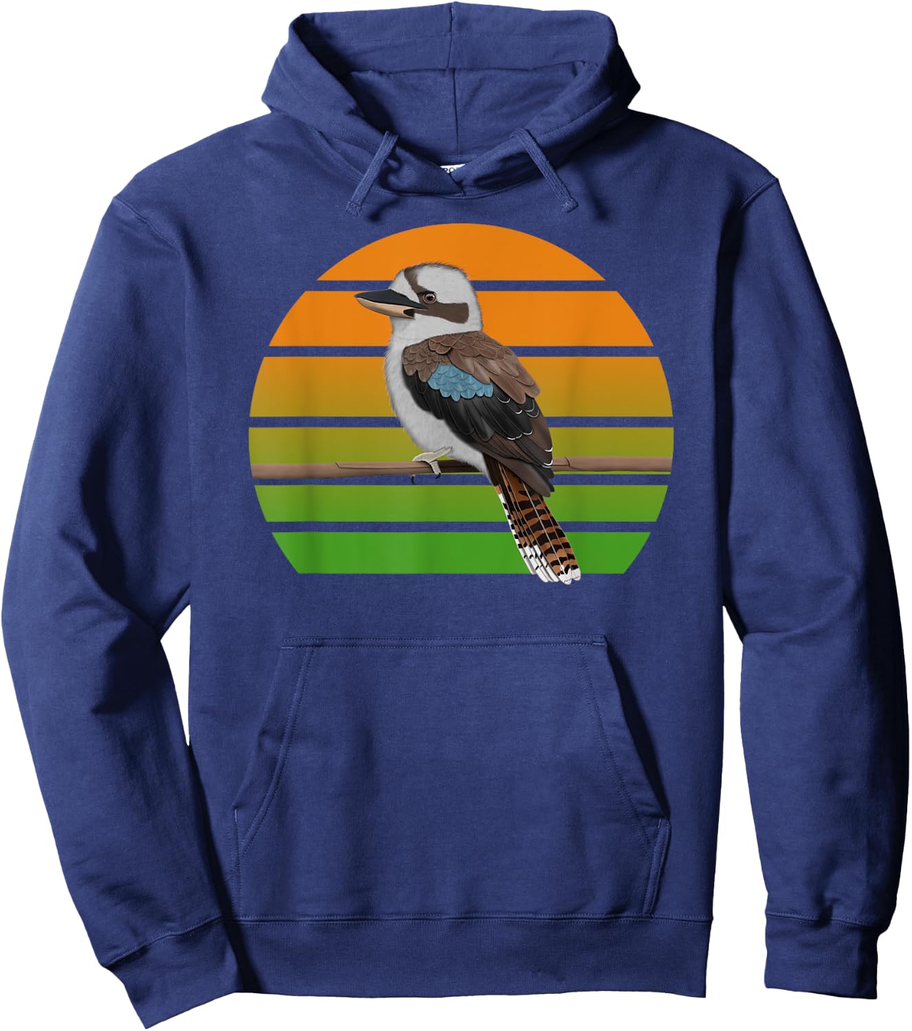 Kookaburra Bird Birder Birdlover Birdwatcher Animal Hoodie - Hoodie | Navy