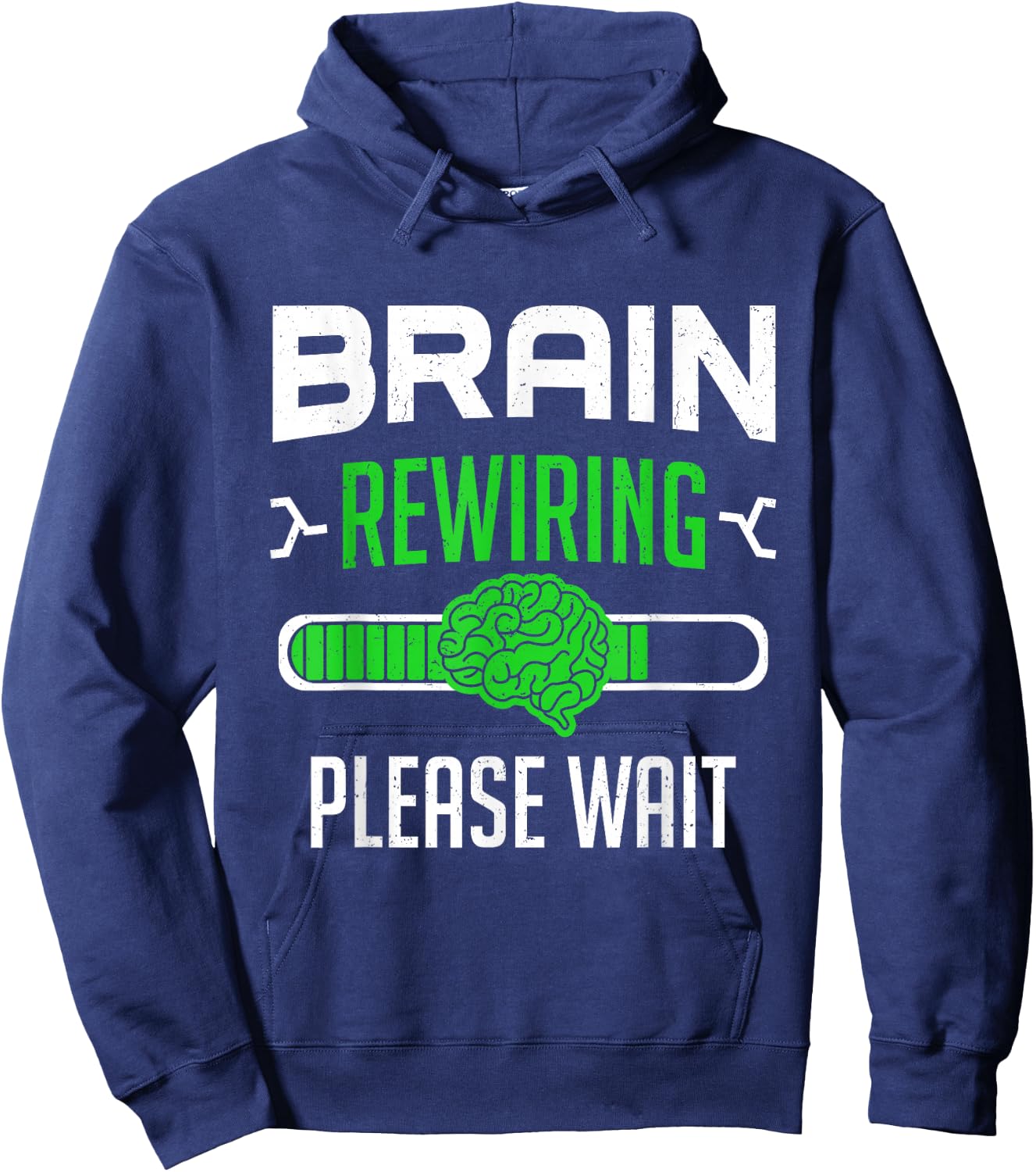 Brain Surgery Recovery Brain Injury Brain Tumor Survivor Hoodie - Hoodie | Navy
