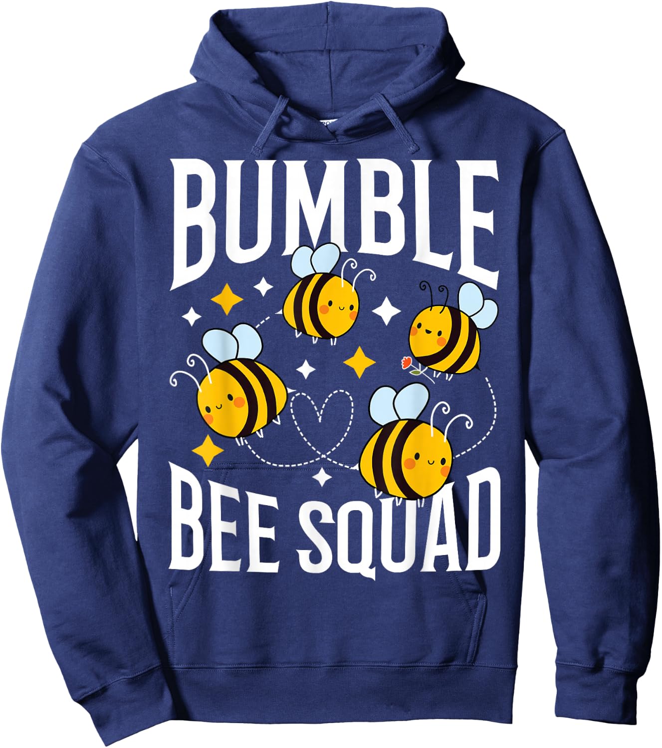 Bumble Bee Squad Beekeeper Bees Shirt Friends Gift Hoodie - Hoodie | Navy