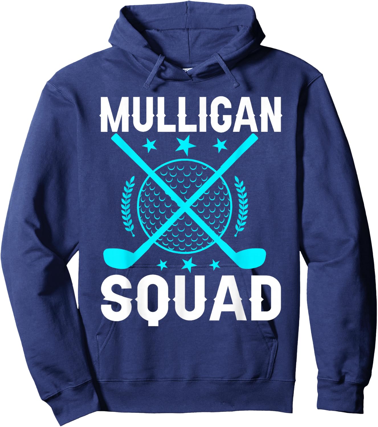 Mulligan Squad Golf Team Golfer Golfing Stocking Stuffer Hoodie - Hoodie | Navy