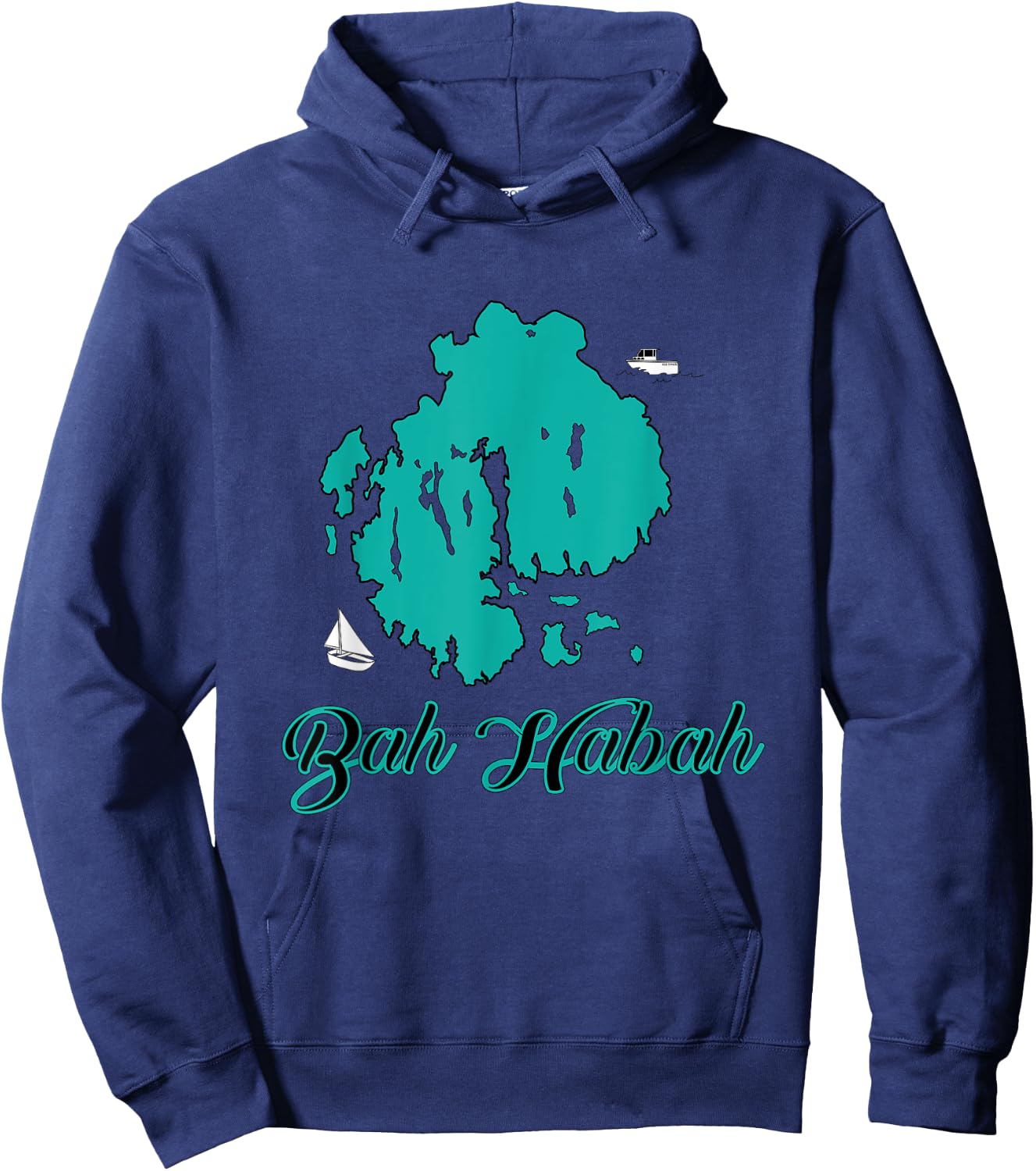 Bah Habah Maine Hoodie - Hoodie | Navy
