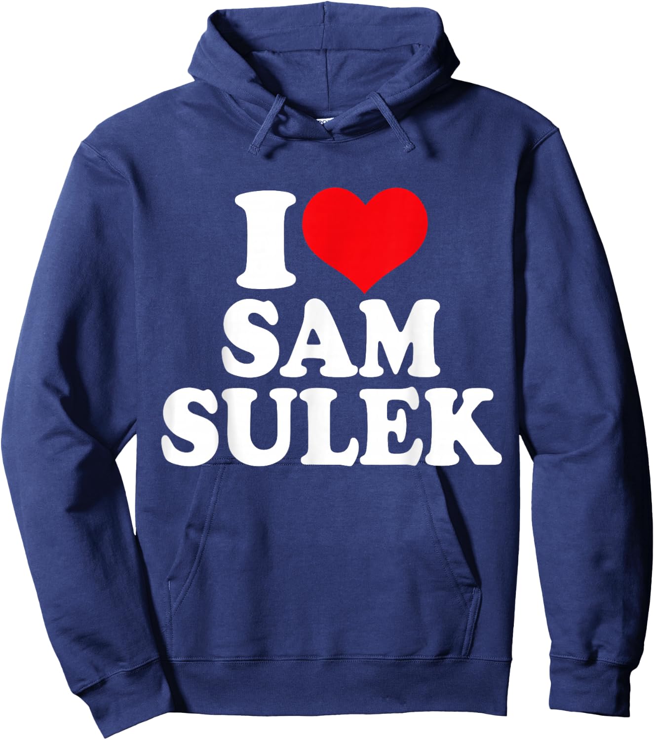 I Love My Sam Sulek, I Heart Sam Sulek Hoodie - Hoodie | Navy