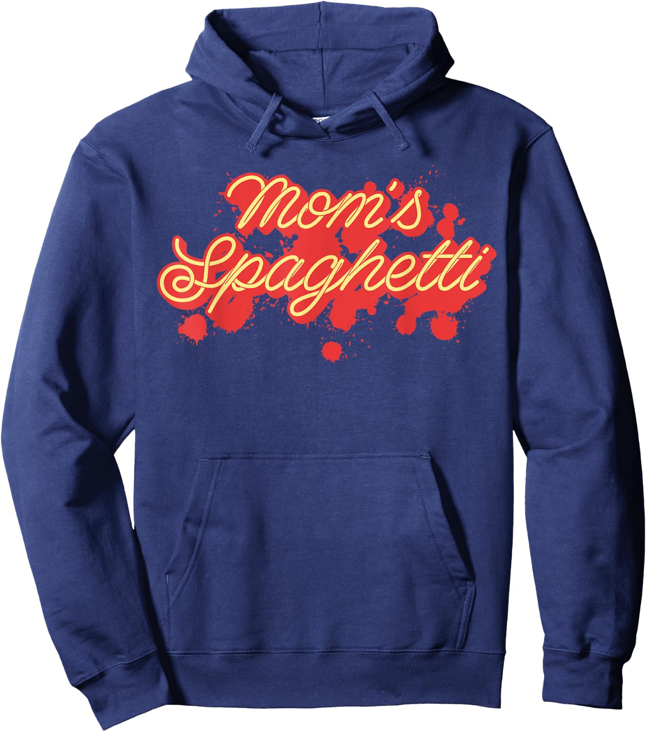 Mom's Spaghetti Meatballs Tomato Sauce Mother's Day Mommy Hoodie - Hoodie | Navy